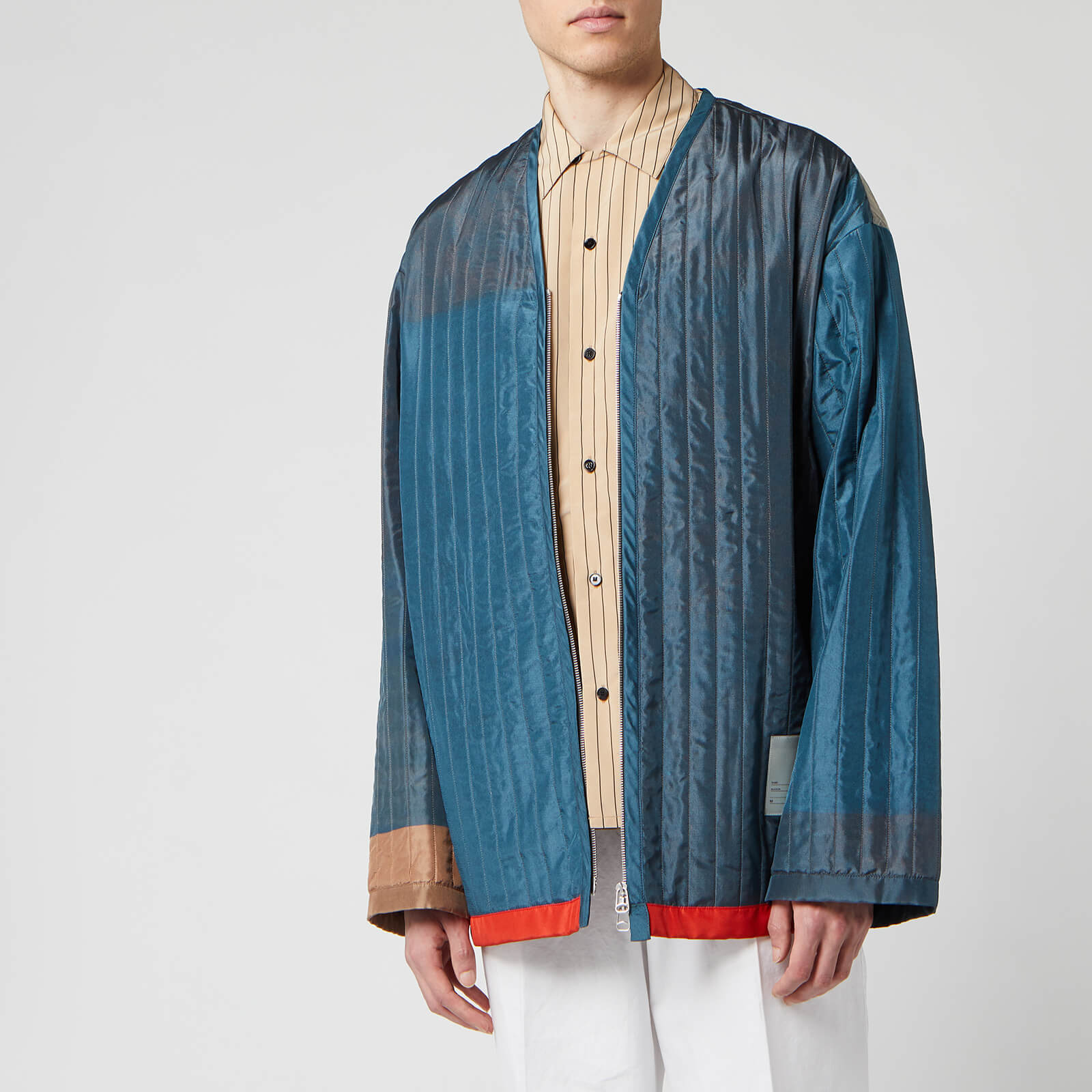 OAMC Men's Serra Liner Jacket - Charcoal Blue - M | Coggles