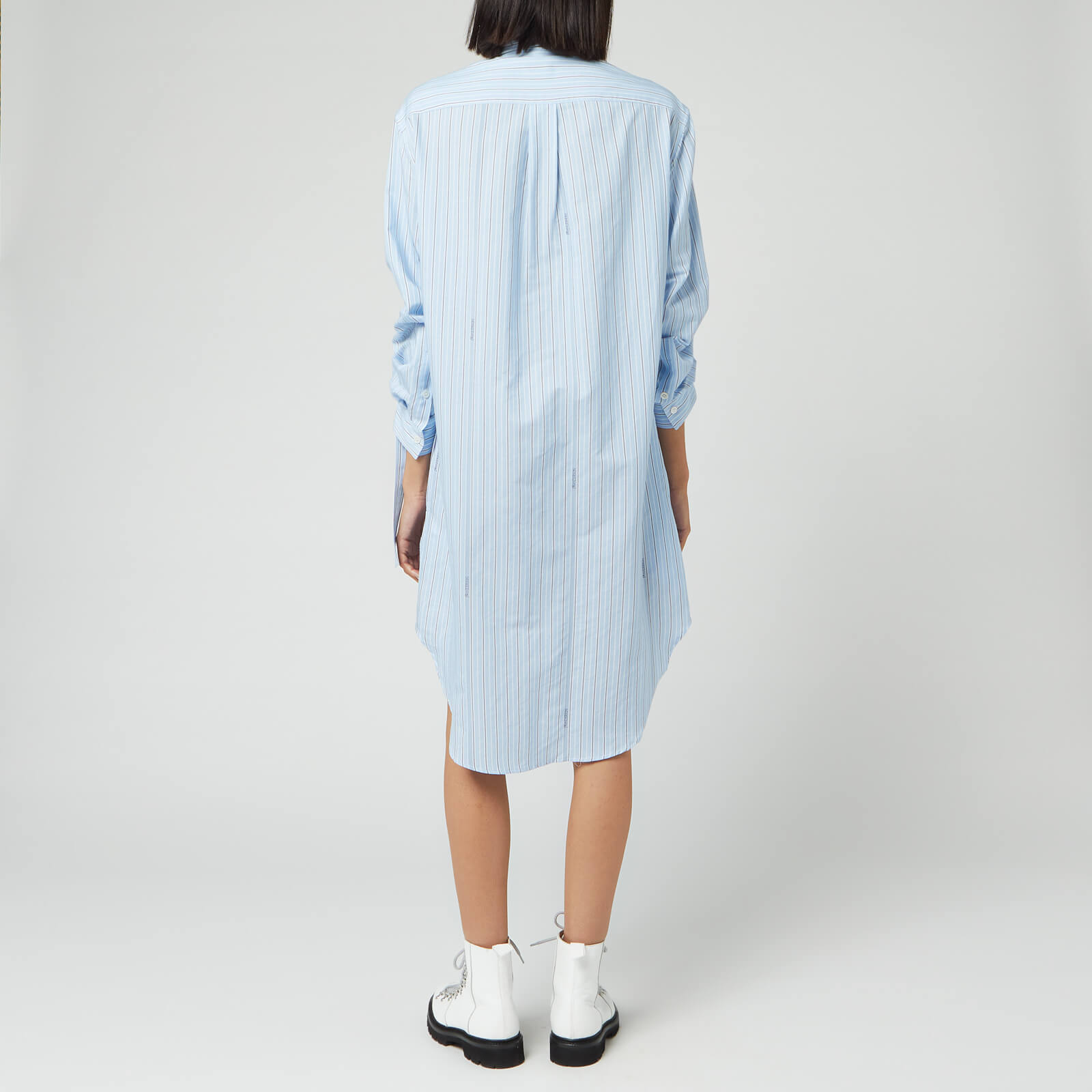 JW Anderson Women's Gathered Sleeve Shirt Dress - Baby Blue