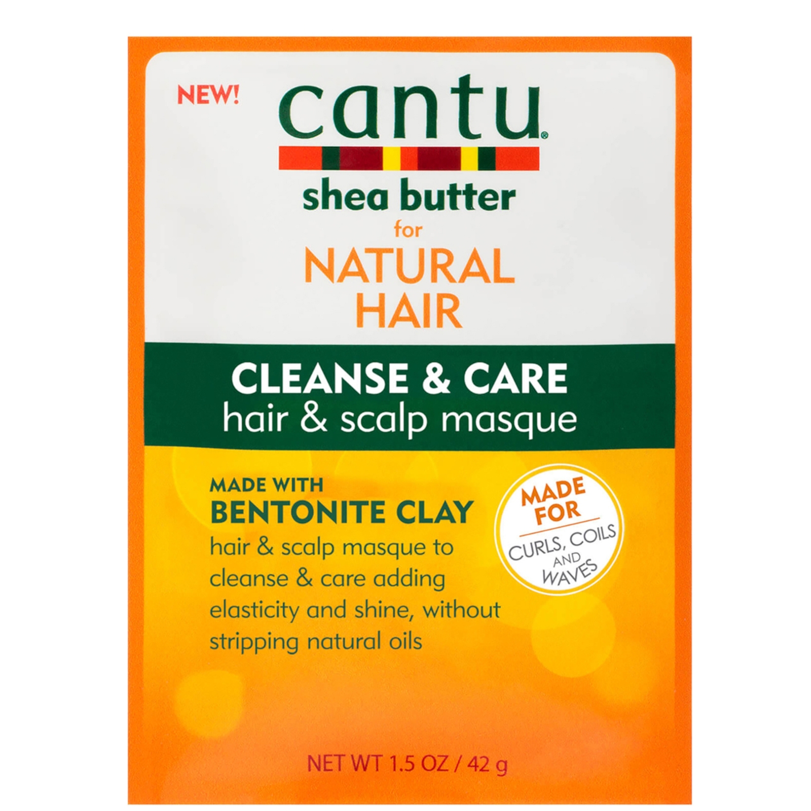 Cantu Nat Bentonite Clay Clarify and Renew Masque 42g