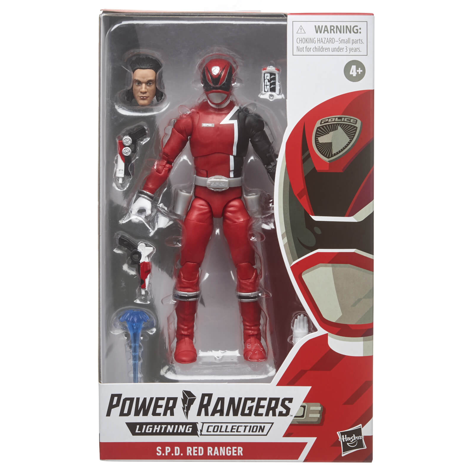Power Rangers Red Ranger Figure Hasbro Power Rangers S.P.D. Collection Mighty Morphin Red Ranger 6 Inch ...