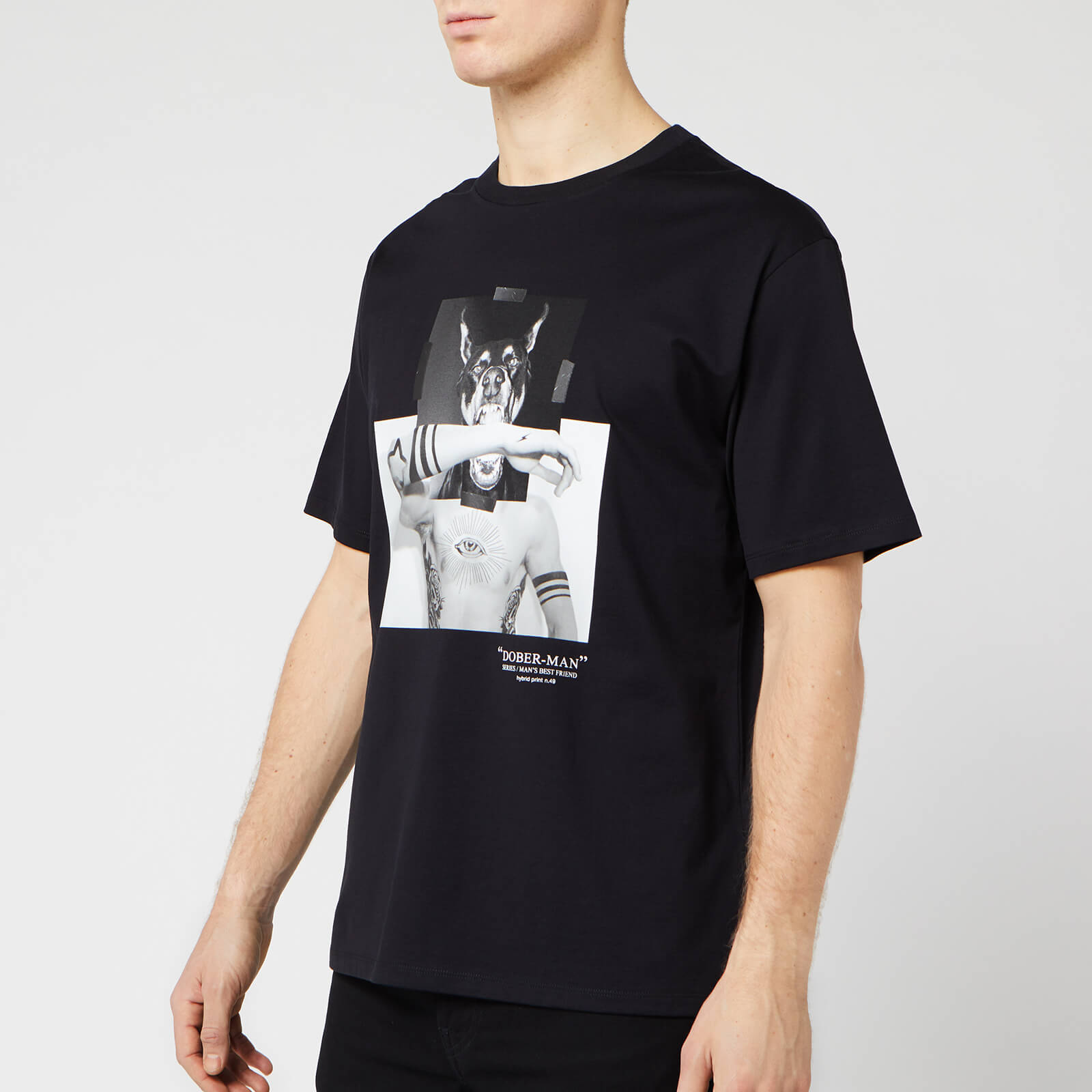 Neil Barrett Men's Doberman T-Shirt - Black - S | Coggles
