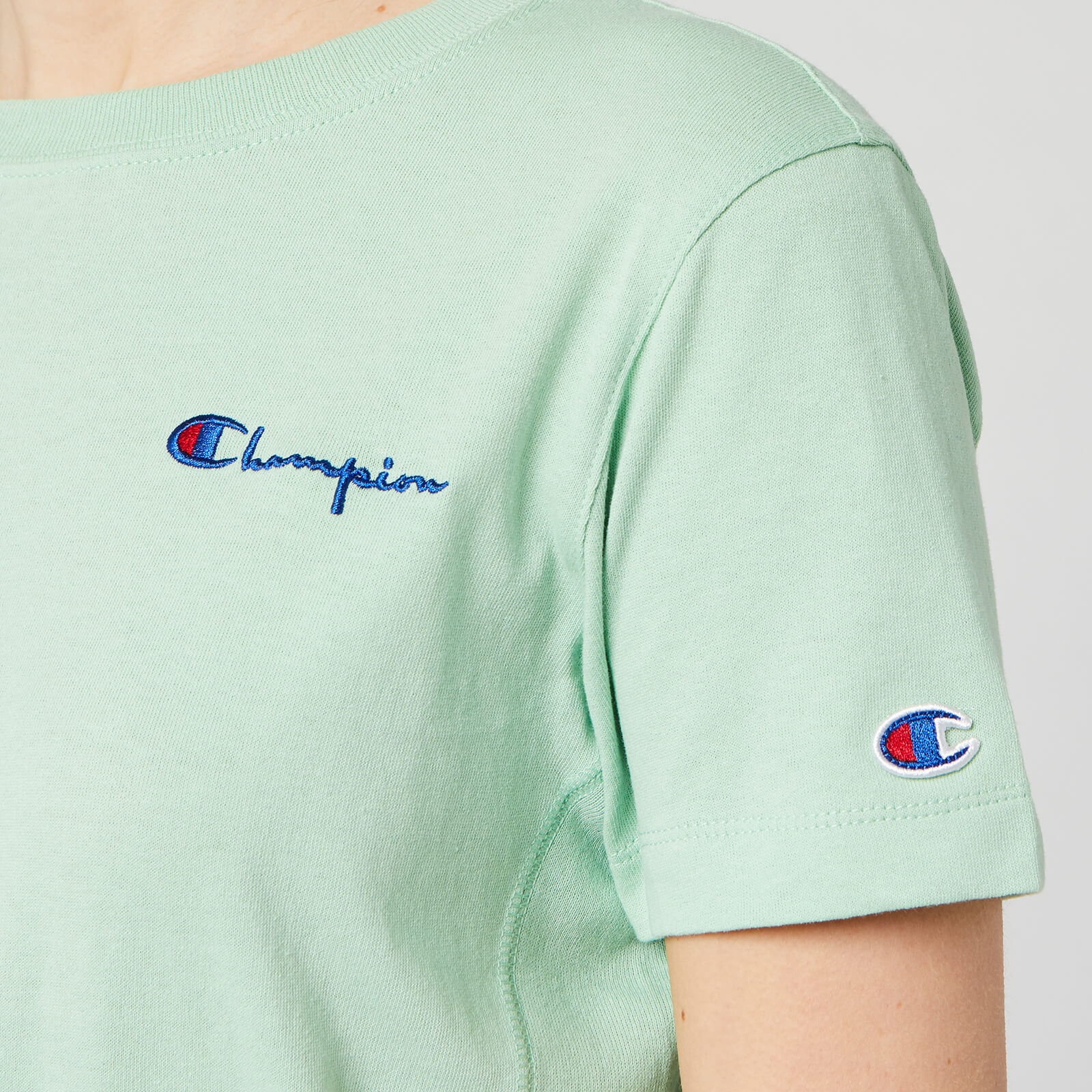 Champion Women s Small Script T Shirt Mint Green XS Coggles