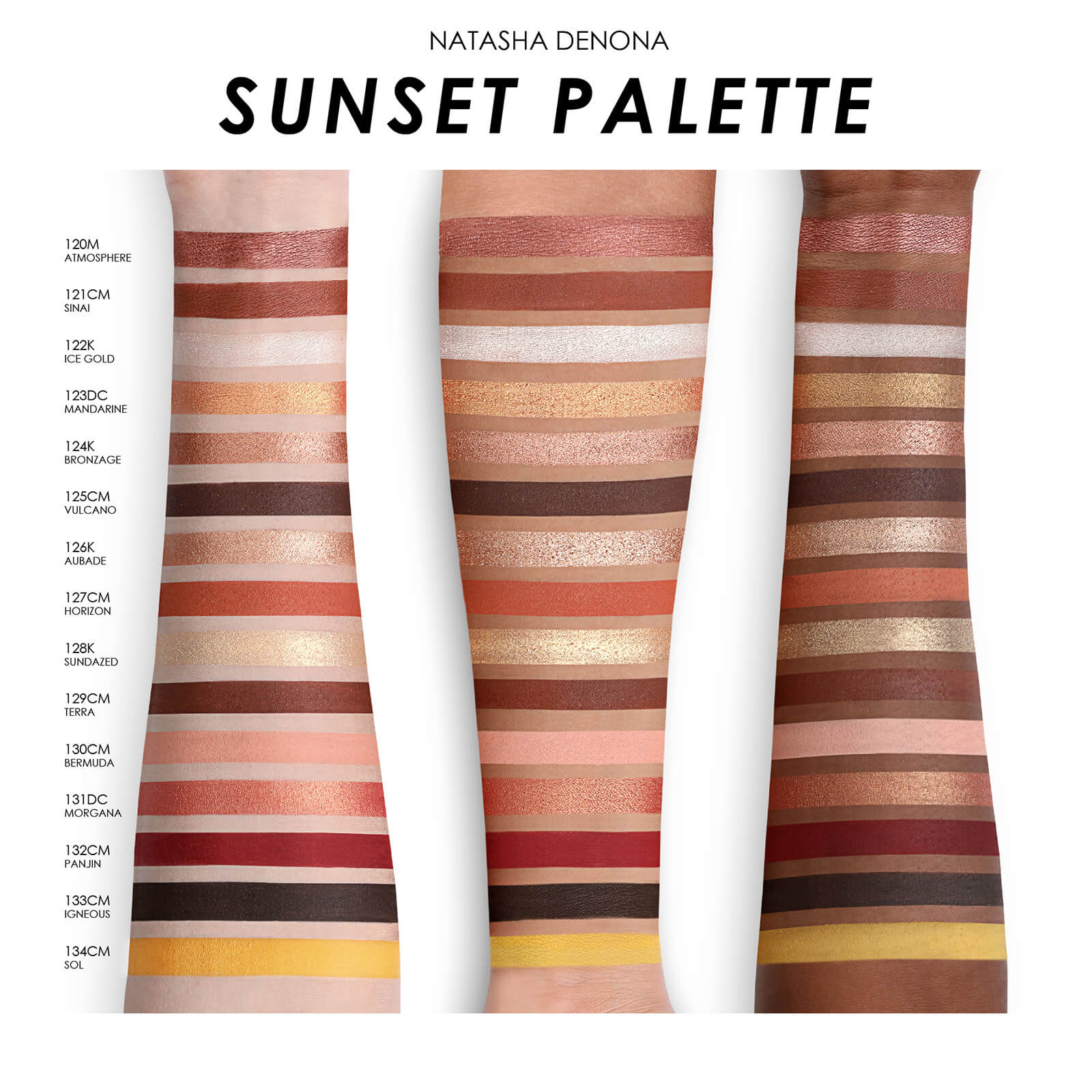 Natasha Denona Sunset Palette 37.5g | Cult Beauty