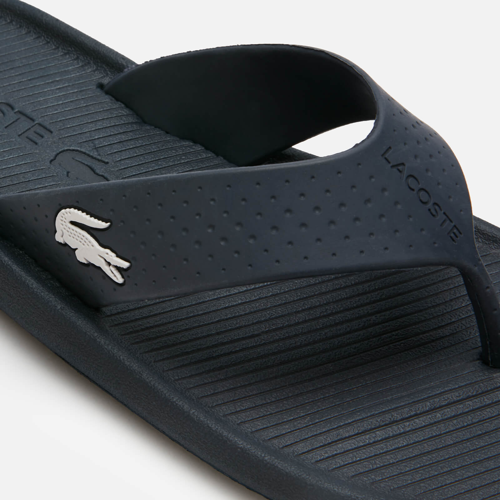 Lacoste toe post flip flops top