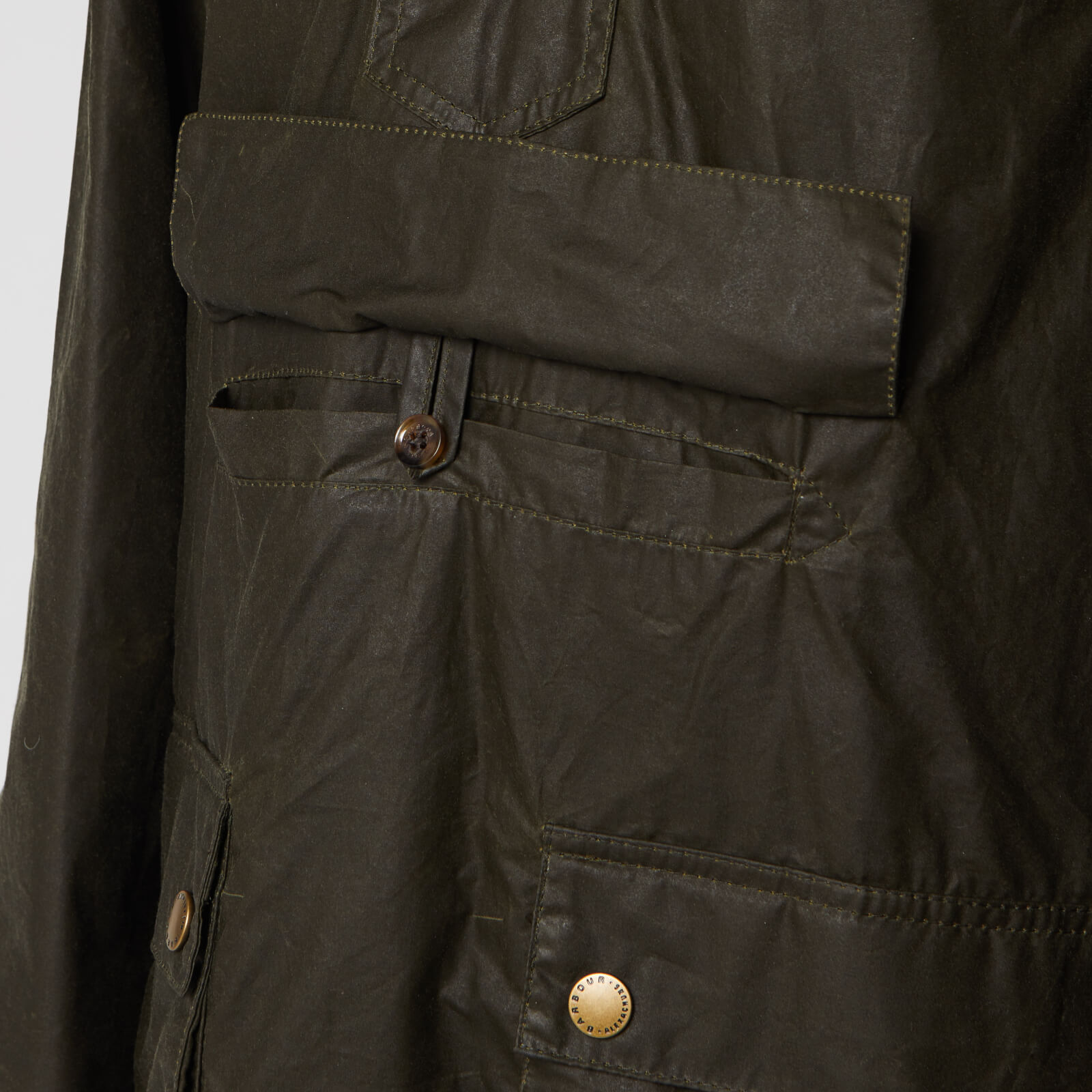 Barbour by alexachung coco waxed cheap cotton jacket