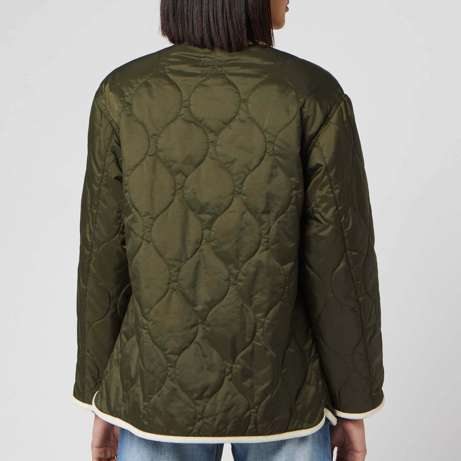 Barbour Women s Alexa Chung Darcy Quilt Jacket Olive UK 8 Coggles