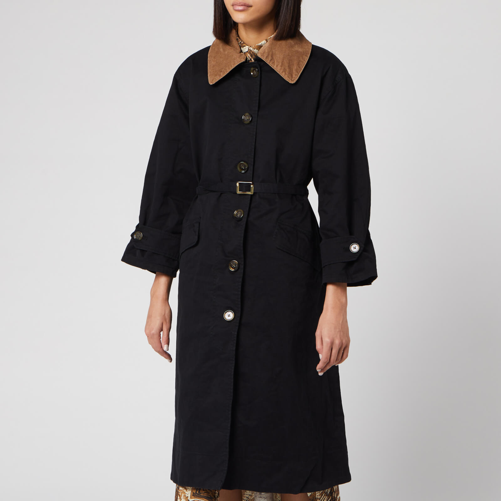 Barbour Women's Alexa Chung Elfie Casual Jacket Washed Black Coggles