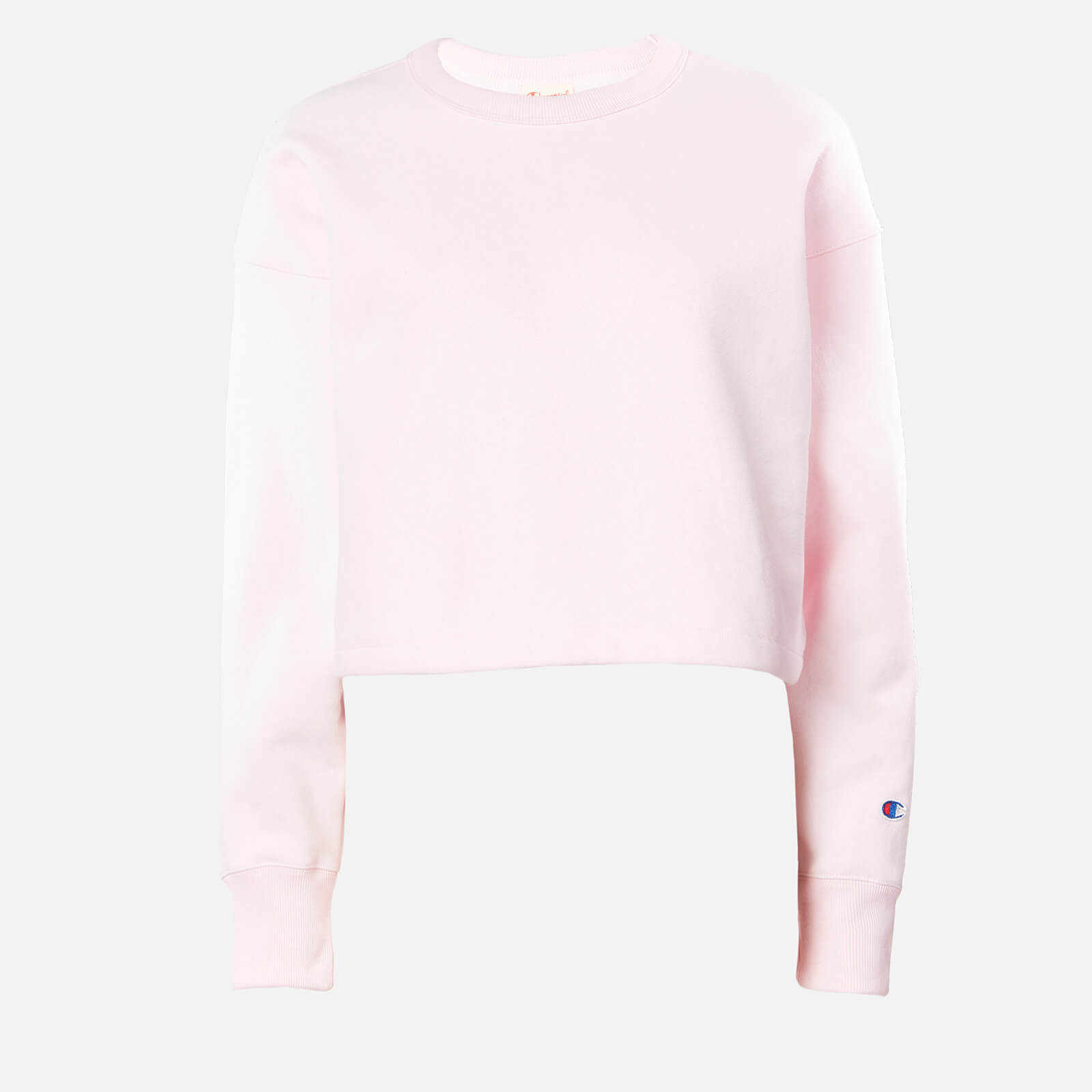 Champion Women s Cropped Crewneck Sweatshirt Pink Coggles