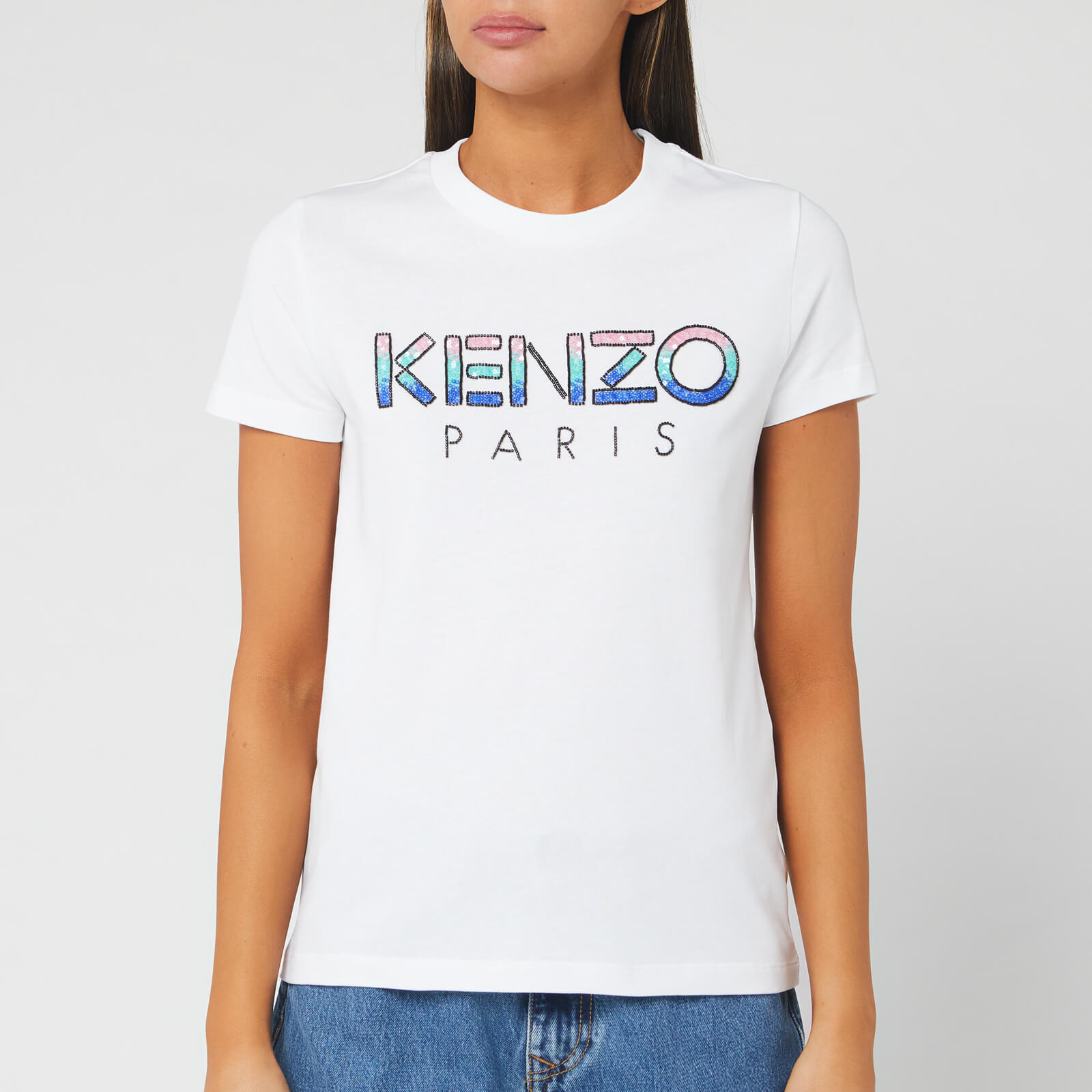 White kenzo store t shirt womens