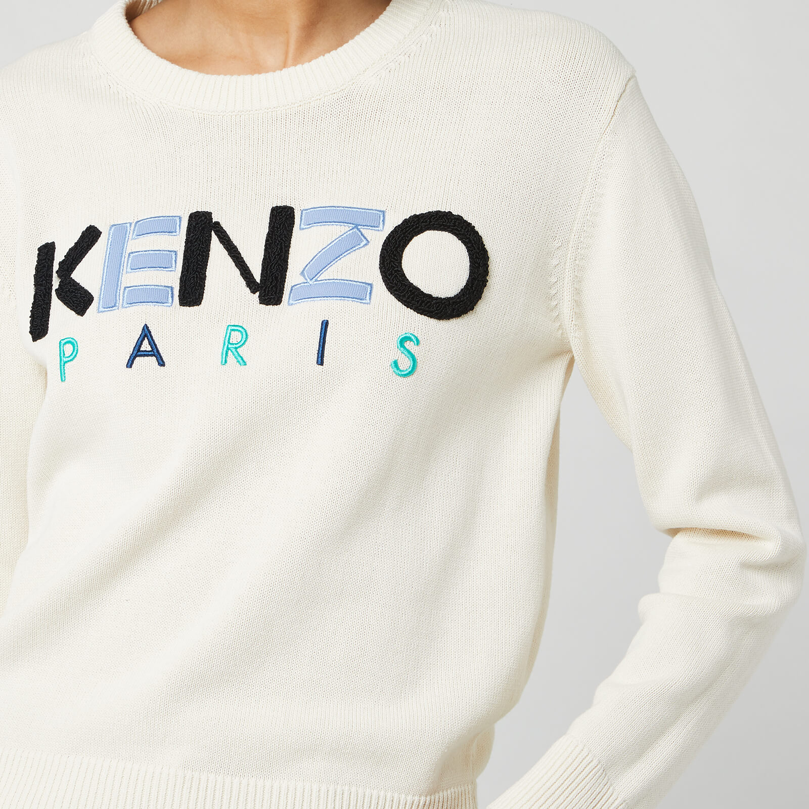 KENZO Women's Kenzo Paris Jumper - Ecru - XS | Coggles