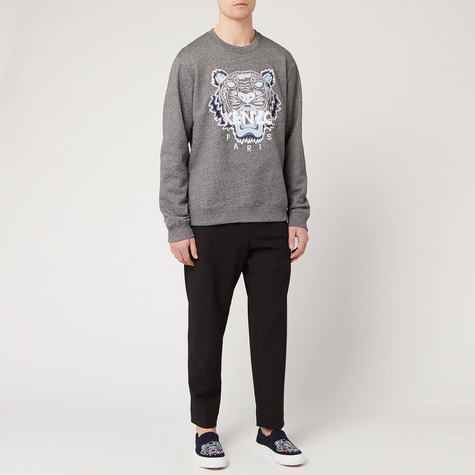 KENZO Tiger Classic Tiger Embroidered Long Sleeve Sweatshirt