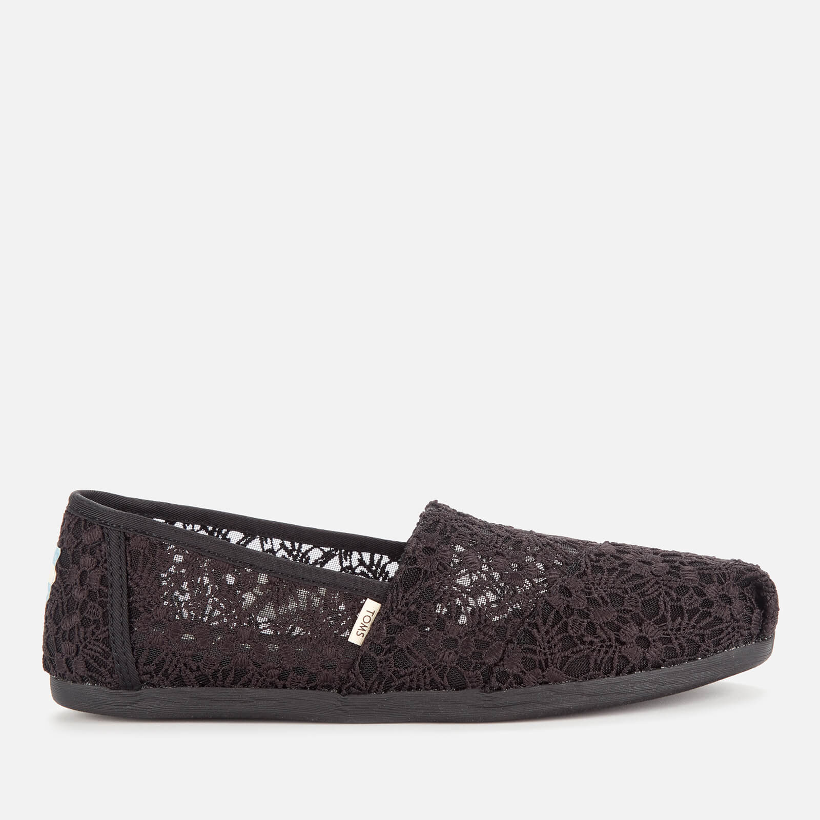 Black lace toms hot sale