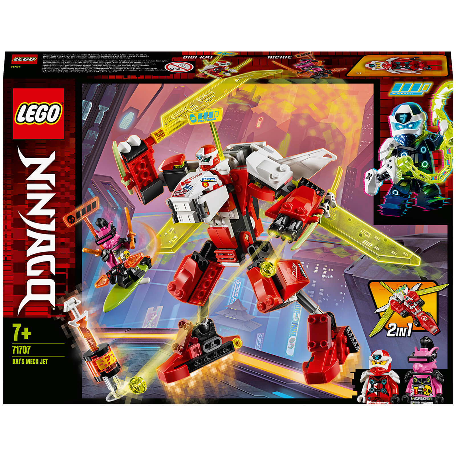 LEGO NINJAGO: Kai's Mech Jet 2in1 Set (71707)