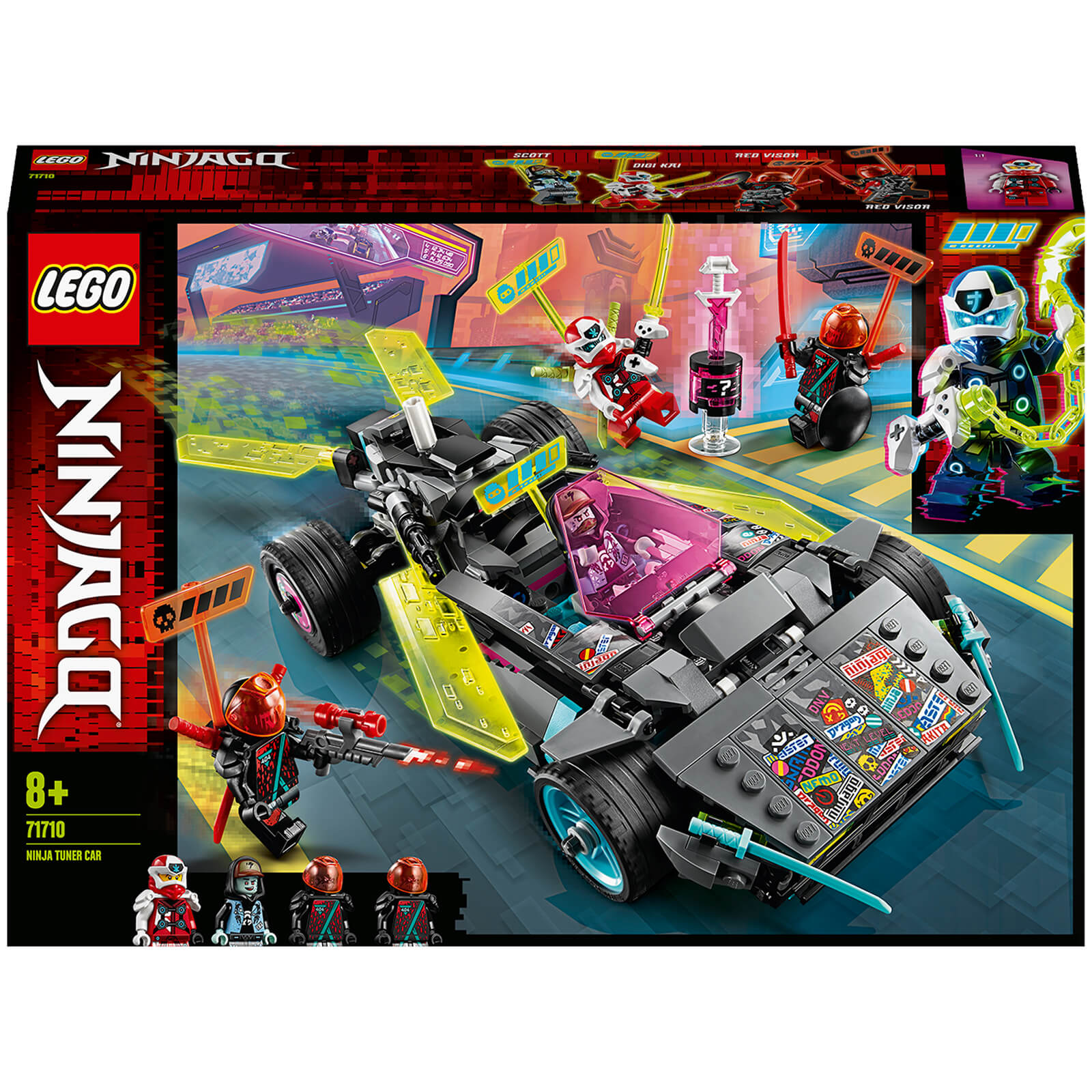 LEGO NINJAGO: Ninja Tuner Car Prime Empire Building Set (71710)