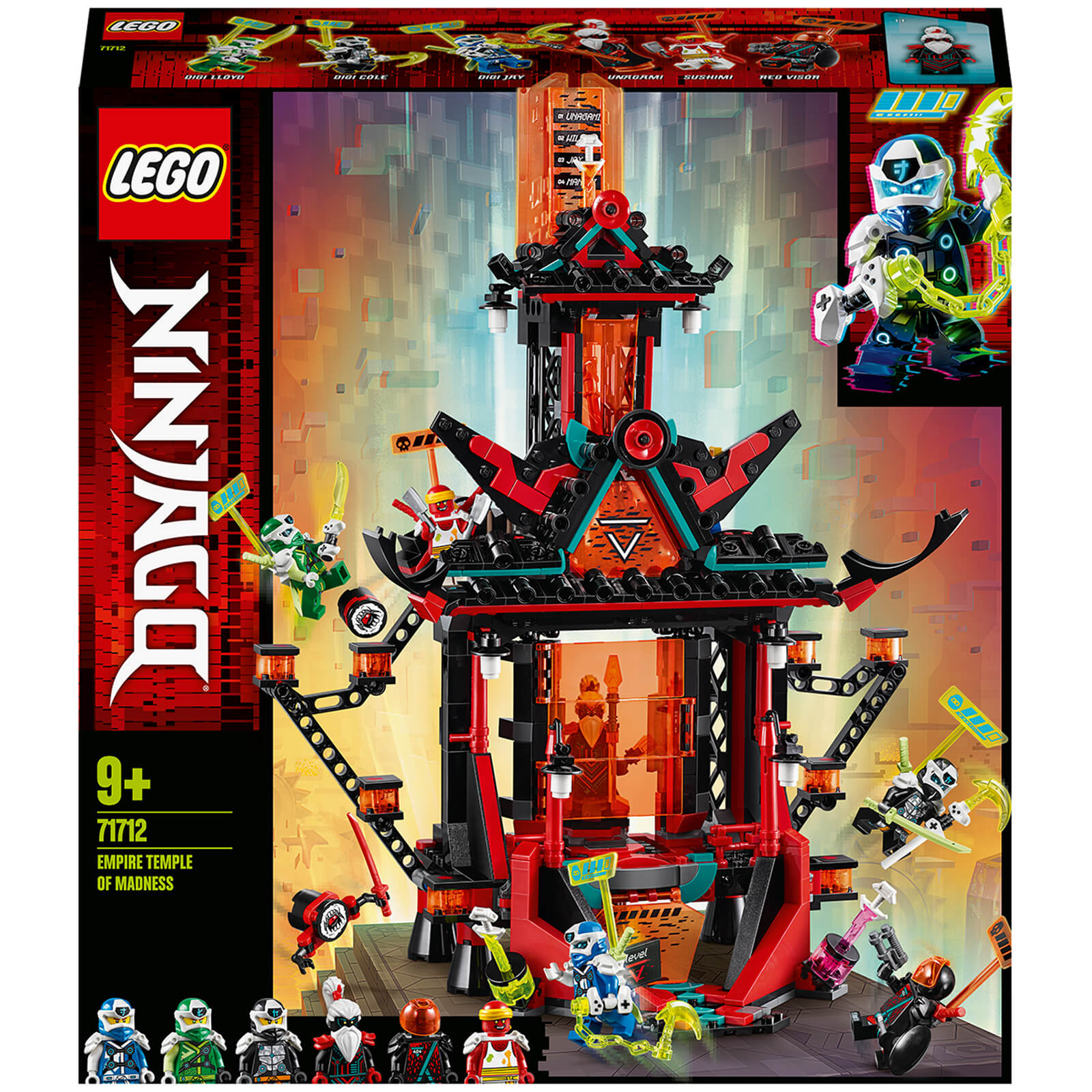 LEGO NINJAGO: Empire Temple of Madness Building Set (71712) | Zavvi UK