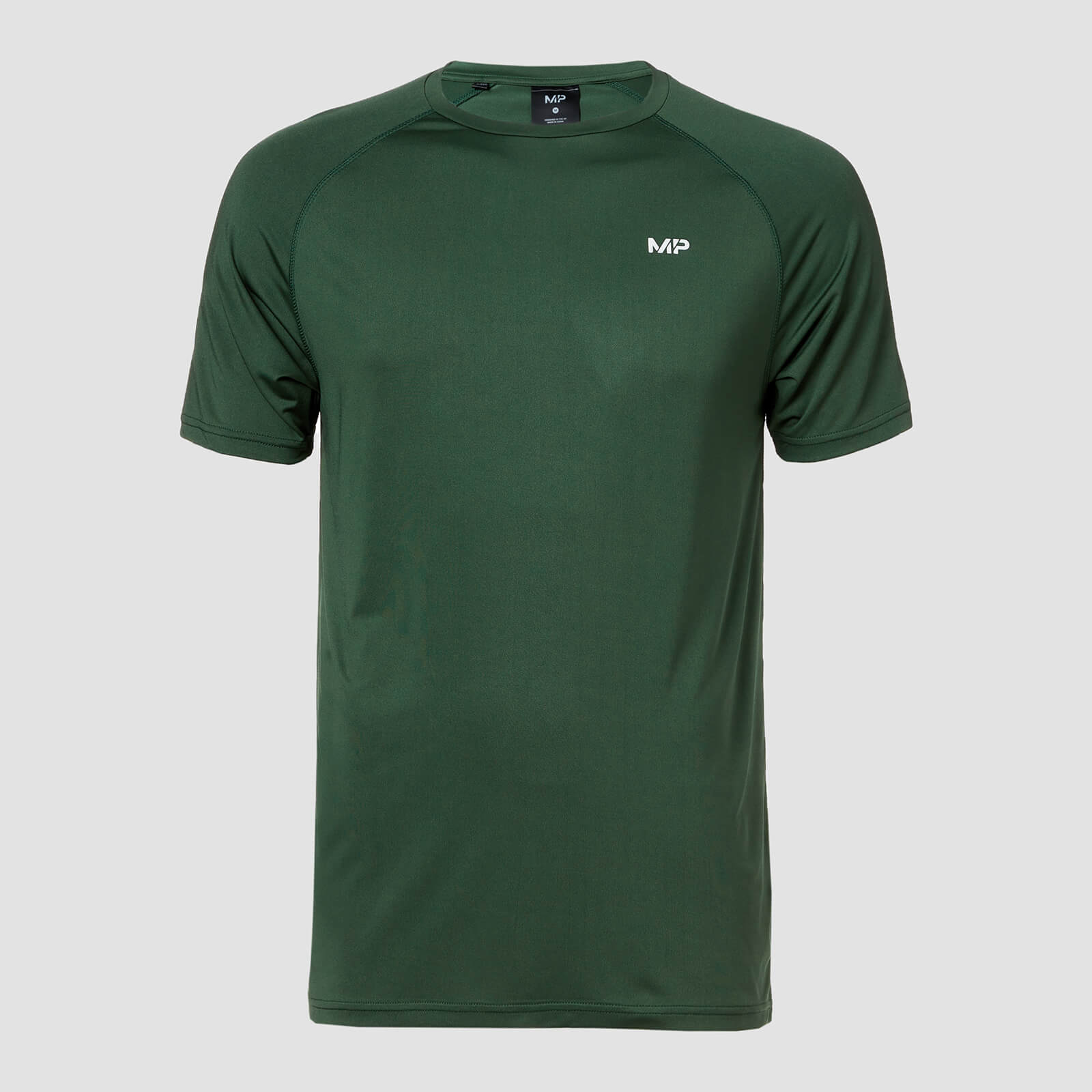 MP muška majica za trening Essential – lovački zelena
