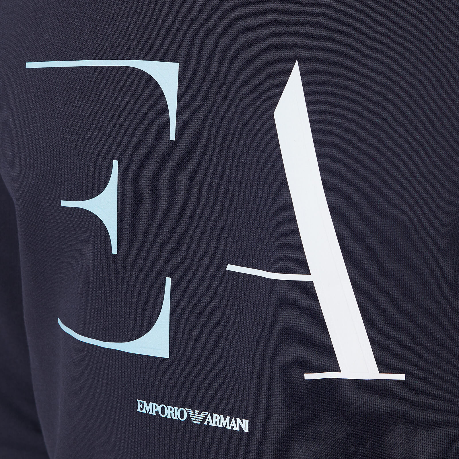 Emporio Armani Men's Gradient Ea Logo Sweatshirt - Navy - S