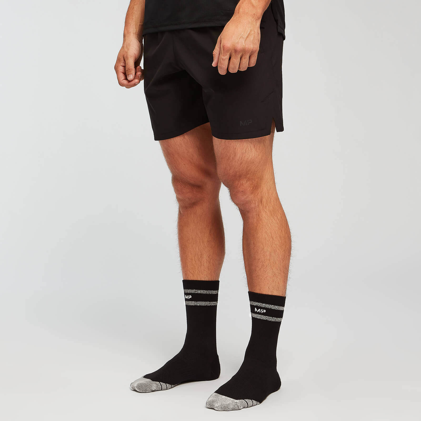 MP Отражателни спортни чорапи - черно