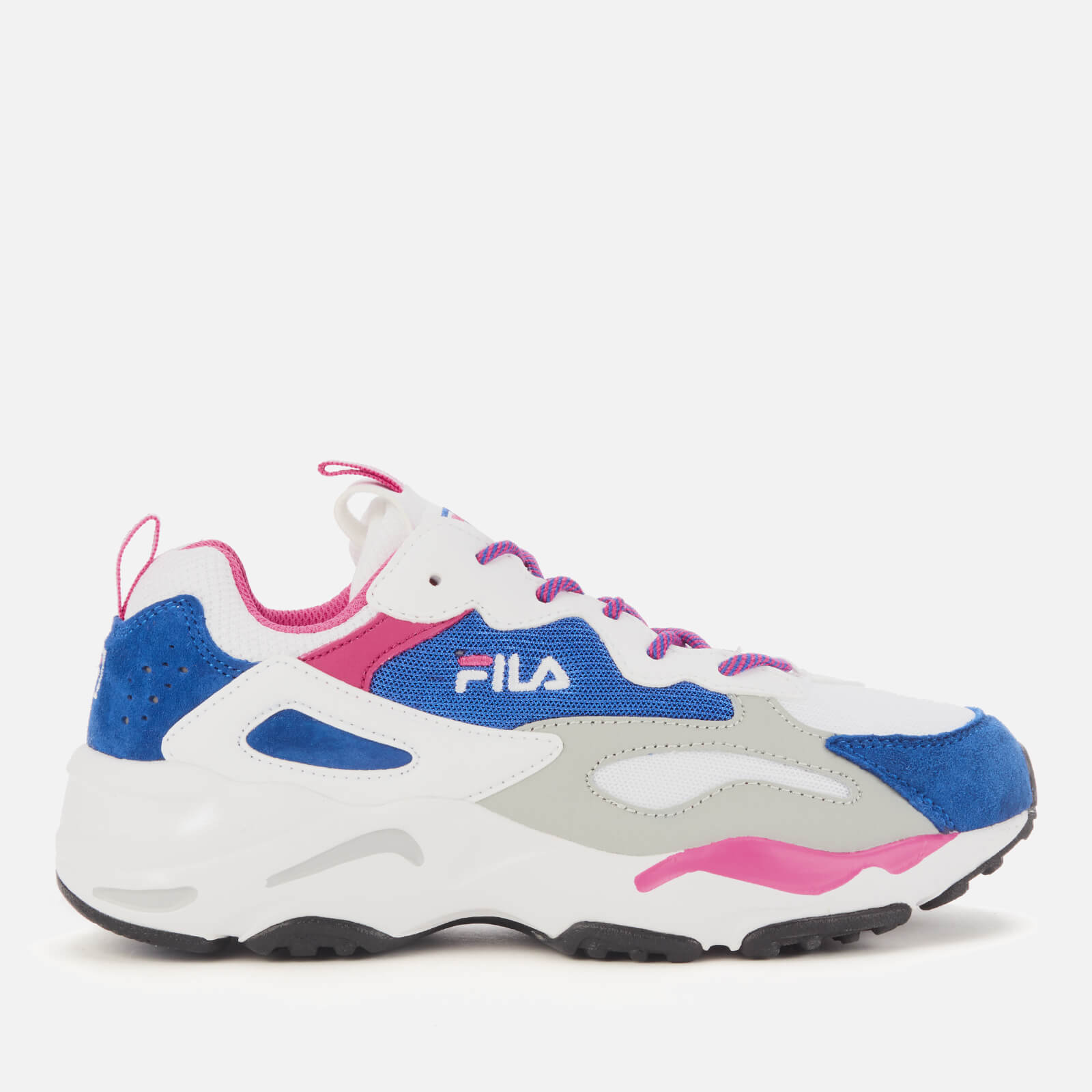 FILA Women s Ray Tracer Trainers Amparo Blue Magenta White Allsole