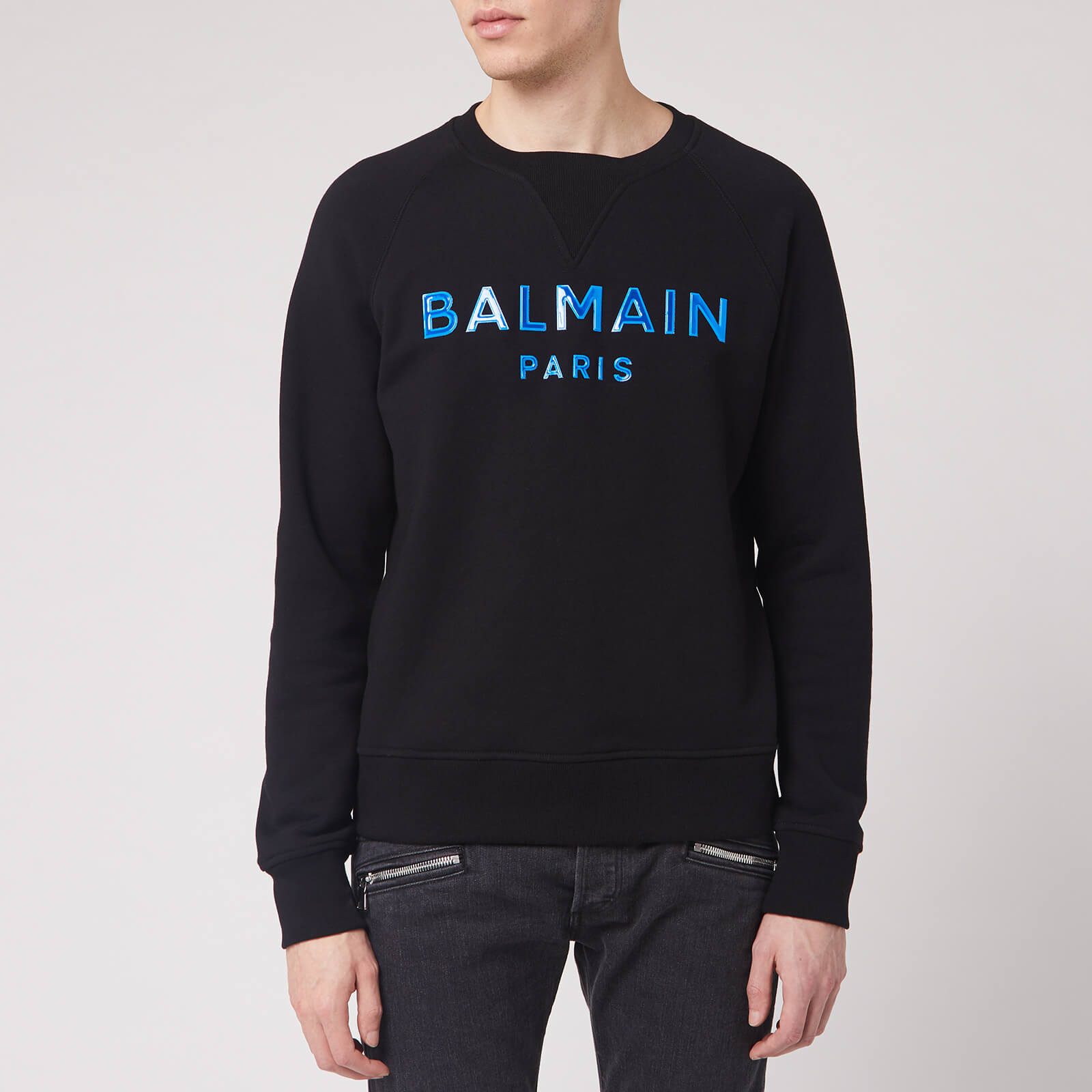 Mens balmain sweatshirt hot sale