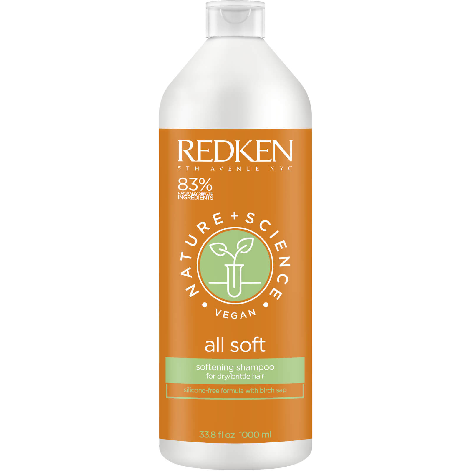 Redken Nature + Science All Soft Shampoo 1000ml