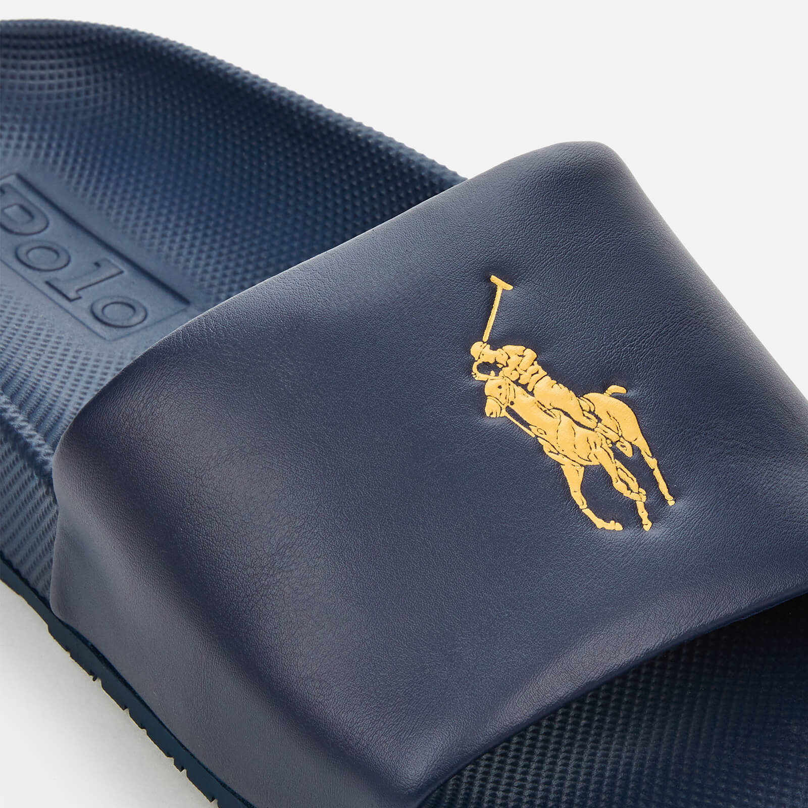 Polo ralph lauren navy best sale & gold cayson sandals