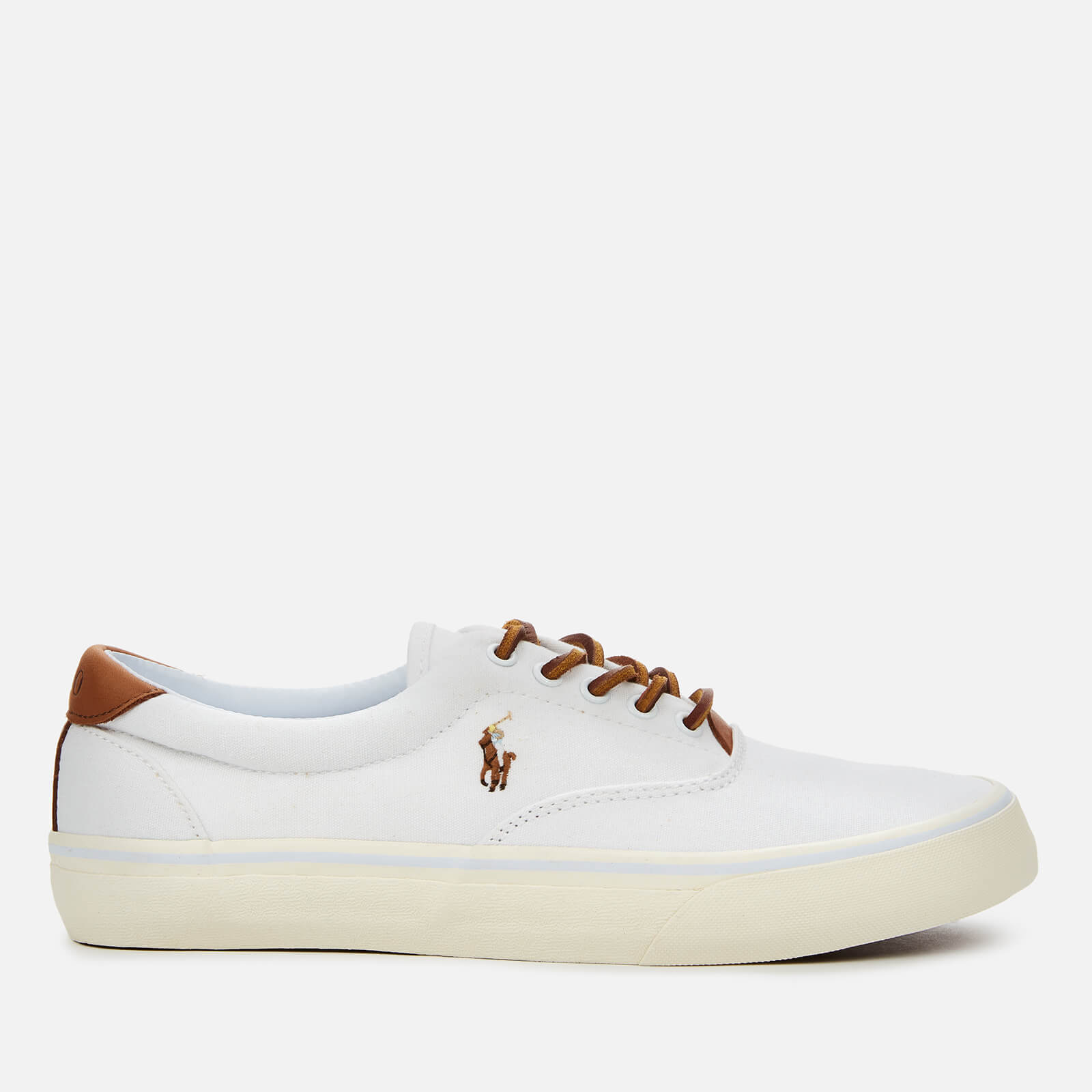 Polo Ralph Lauren Men s Thorton Canvas Low Top Trainers White Coggles