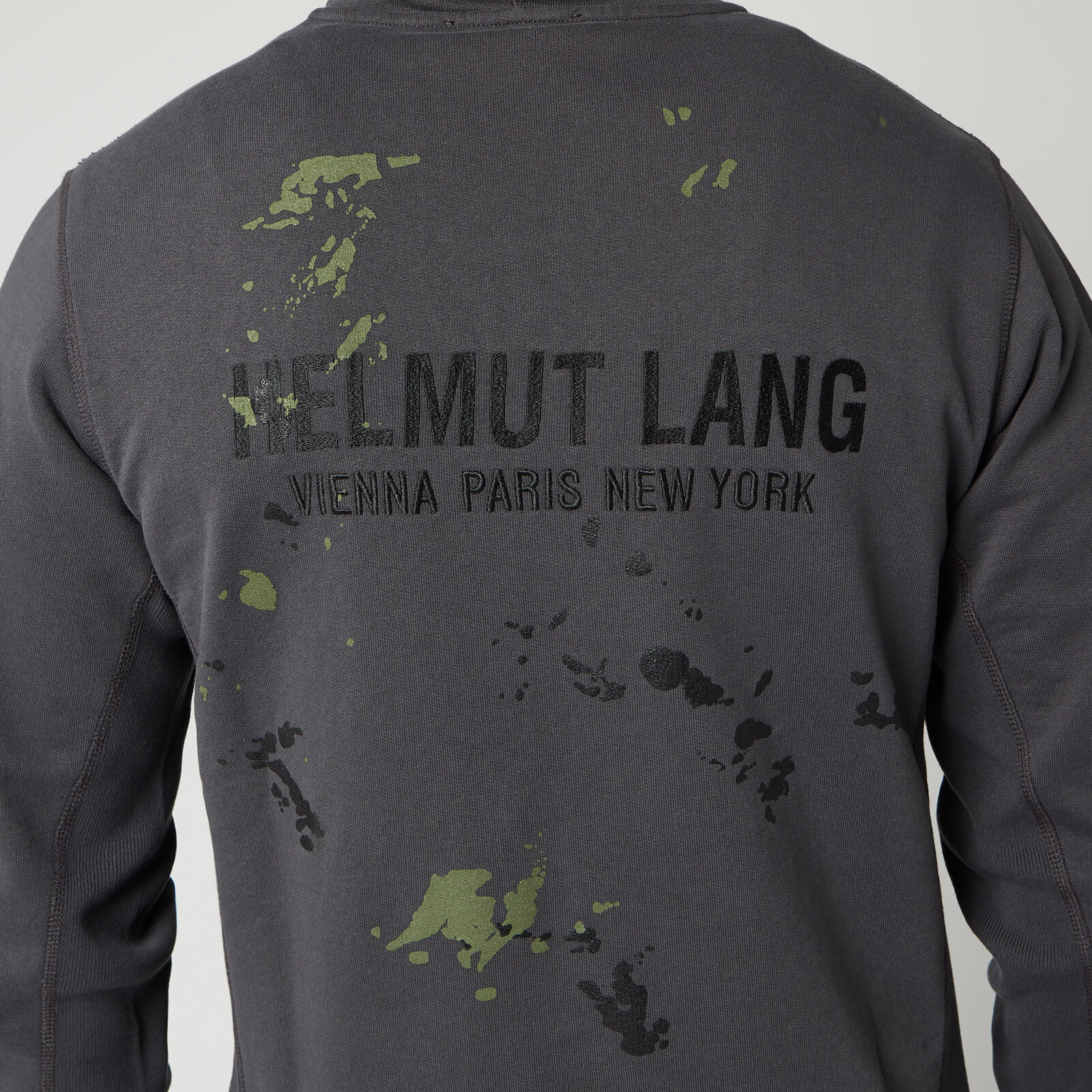 Helmut Lang Men s Standard Painter Hoodie Pewter Coggles