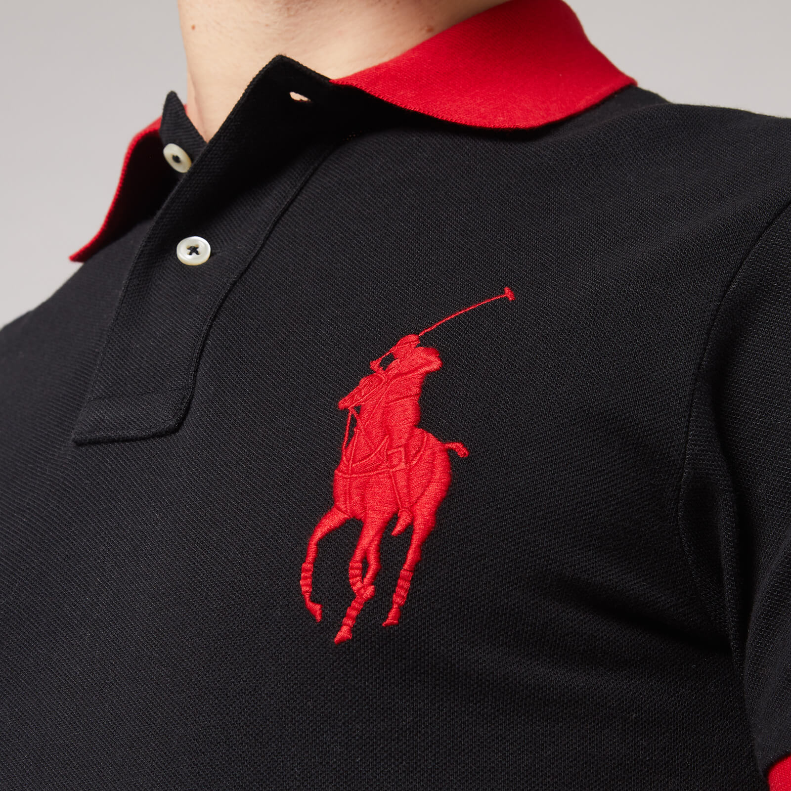 Ralph lauren polo black and red clearance