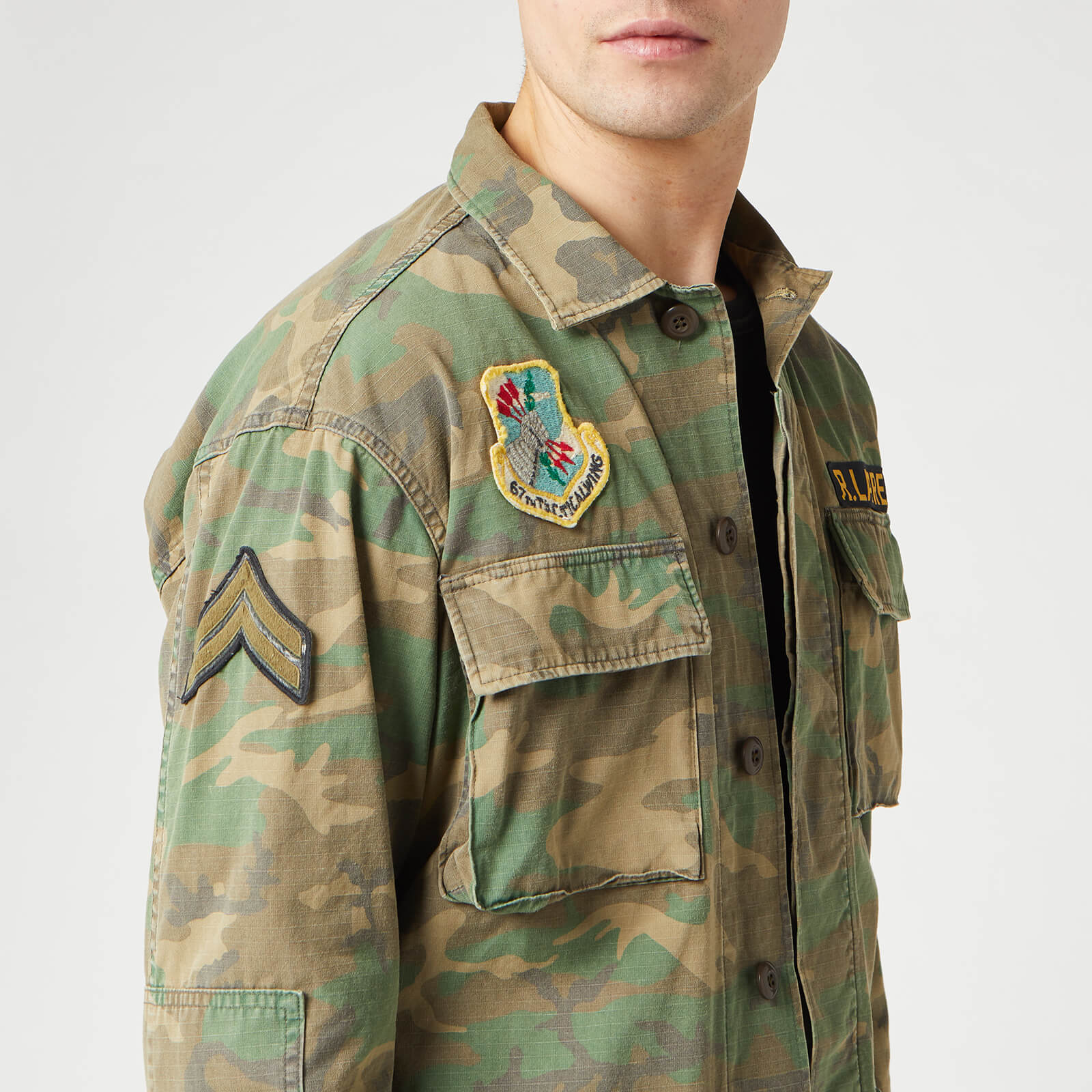Polo Ralph Lauren Men s Camo Overshirt Iconic Camo M Coggles
