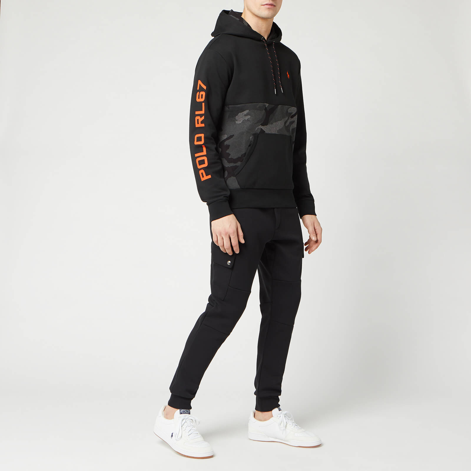 Polo ralph lauren men's camo fleece hoodie best sale