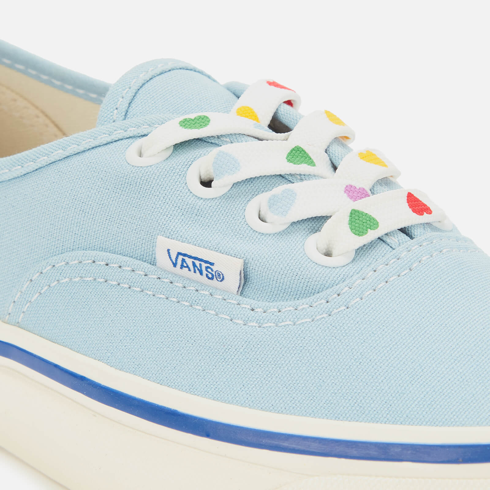 Vans Women s Anaheim Authentic 44 DX Trainers OG Light Blue OG Heart Lace UK 3 Coggles