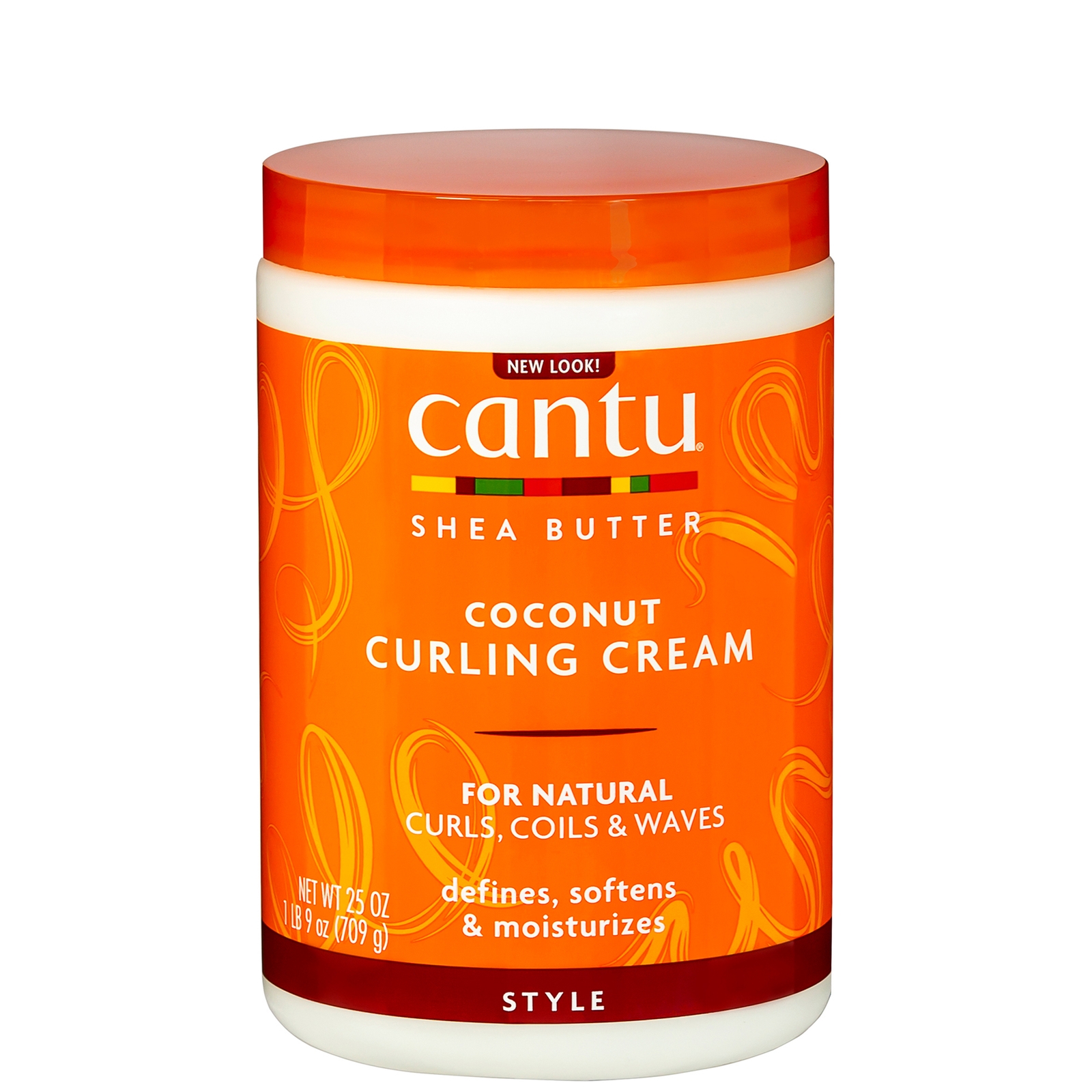 Cantu Shea Butter for Natural Hair Coconut Curling Cream – Salon Size 709g