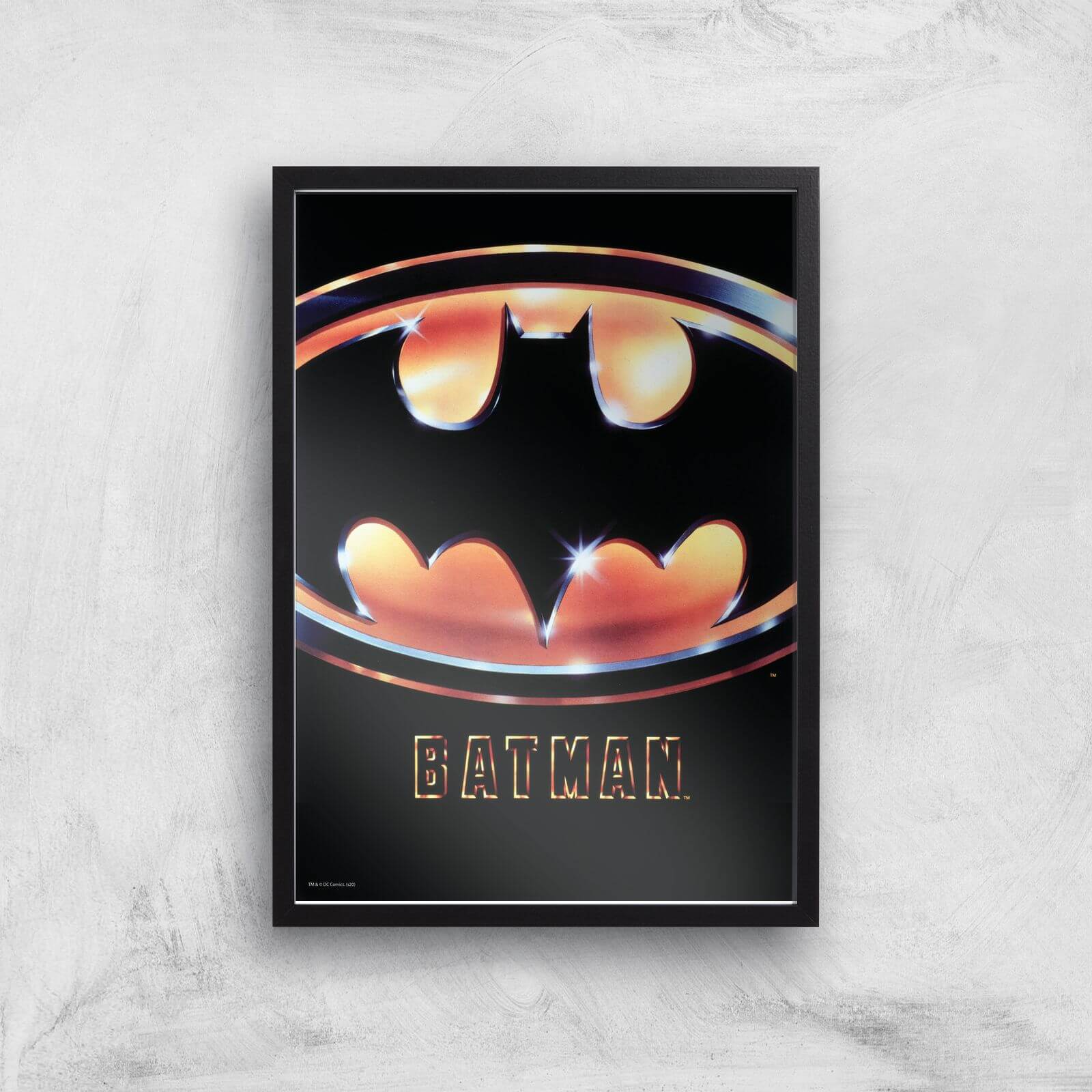 batman framed poster