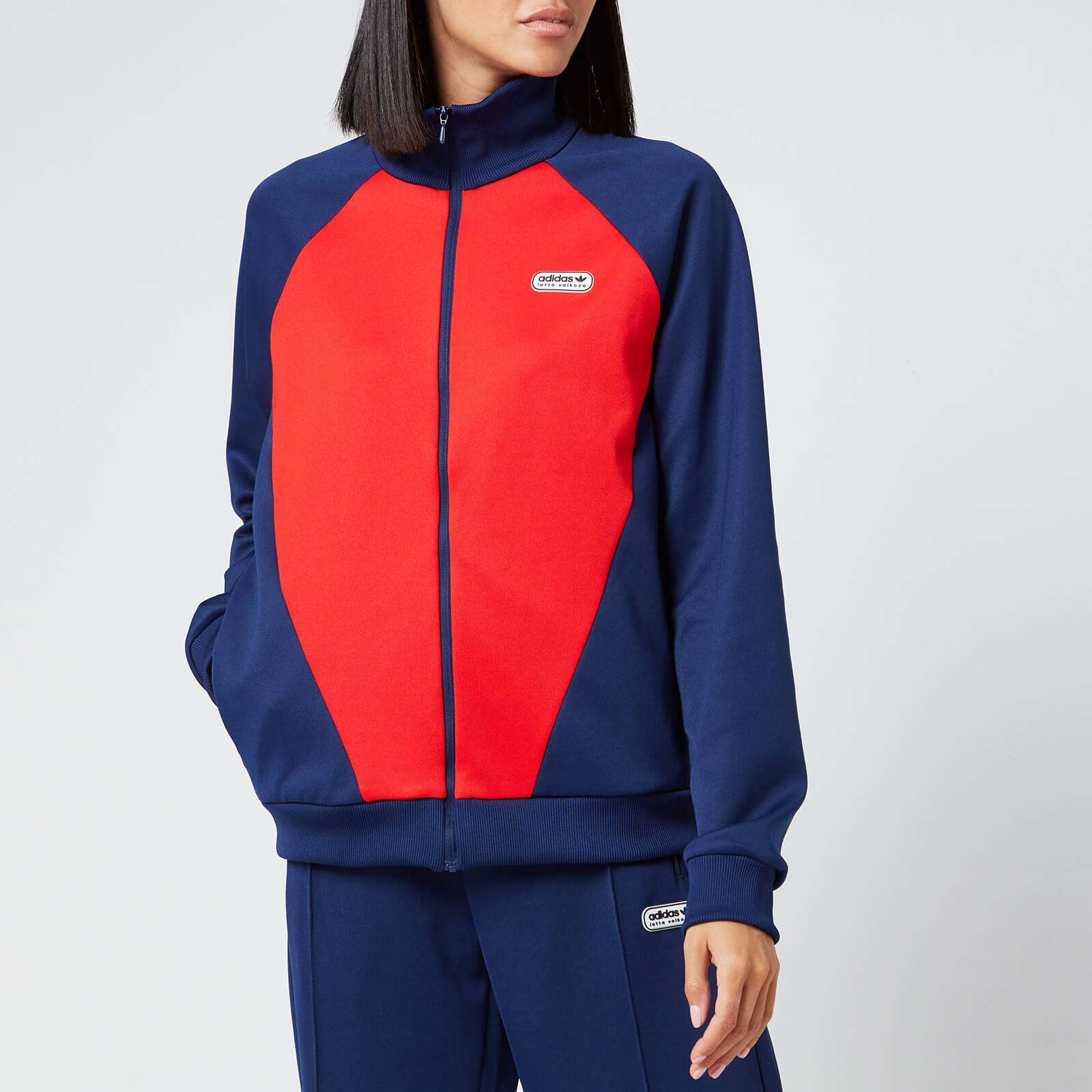 adidas X Lotta Volkova Women's Podium Track Top - Night Sky/Red - XS |  Coggles
