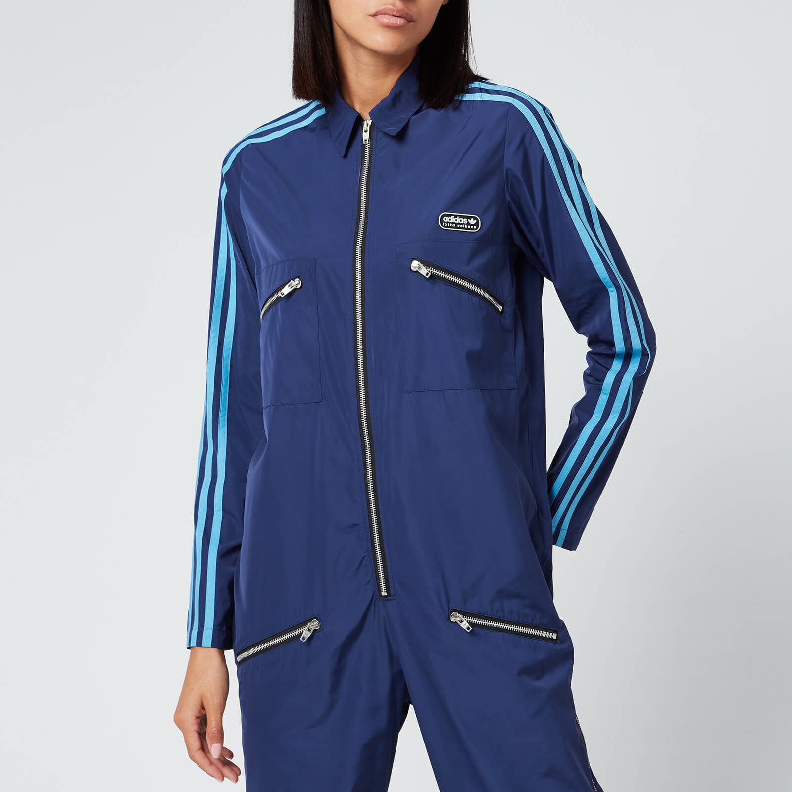 adidas X Lotta Volkova Women's Zip Jumpsuit - Night Sky | Coggles