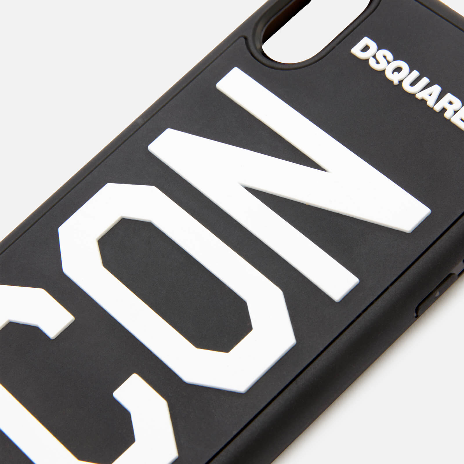 Dsquared2 Men's Icon iPhone X Cover - Nero Bianco | Coggles