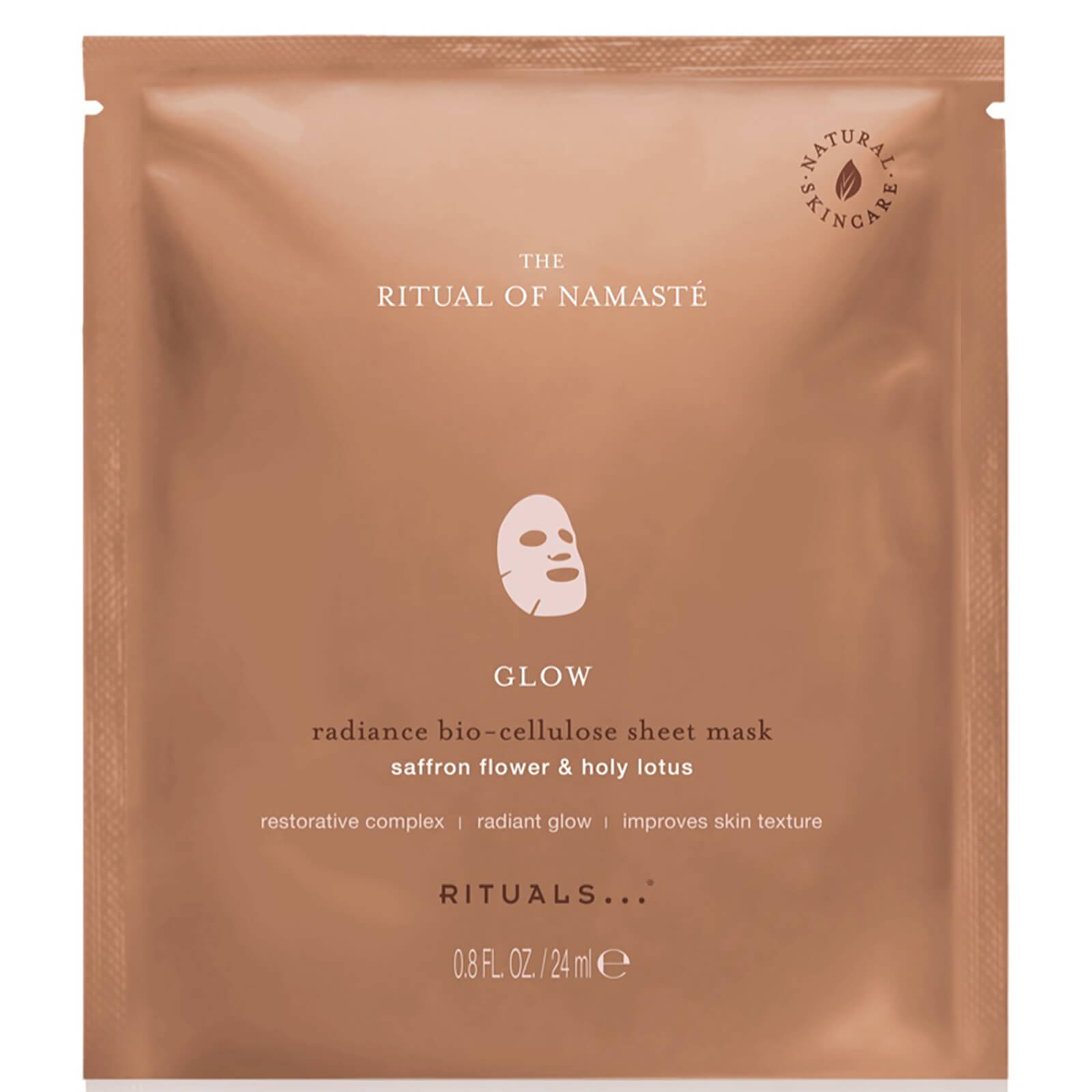 Hask Mask Rituals Rituals The Ritual of Namasté Glow Radiance Sheet Mask 24ml | LOOKFANTASTIC