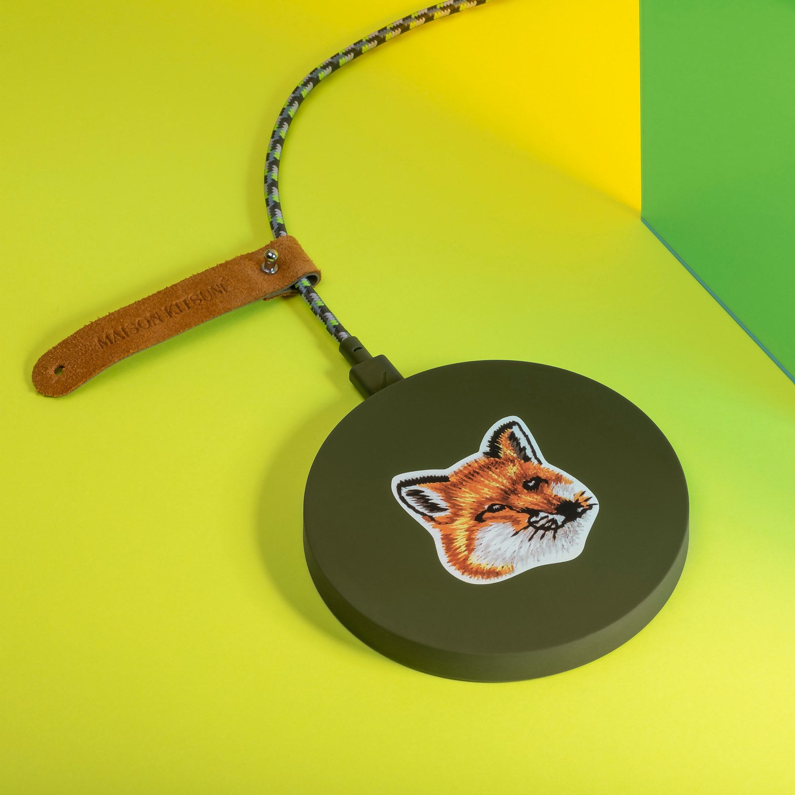 Native Union X Maison Kitsuné Drop Wireless Charger - Green | Coggles