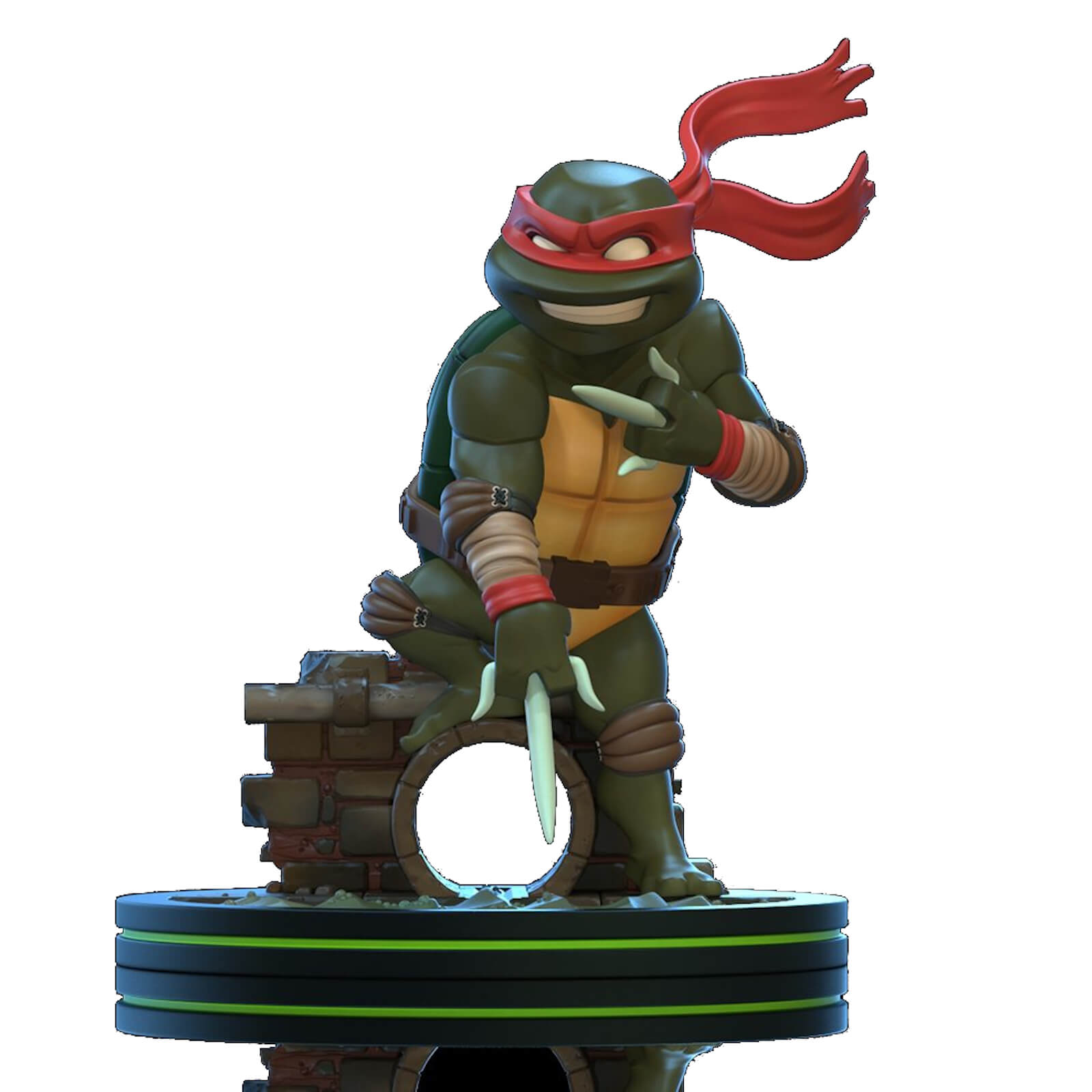 Quantum Turtle Quantum Mechanix Teenage Mutant Ninja Turtles Raphael Q-Fig | Zavvi UK