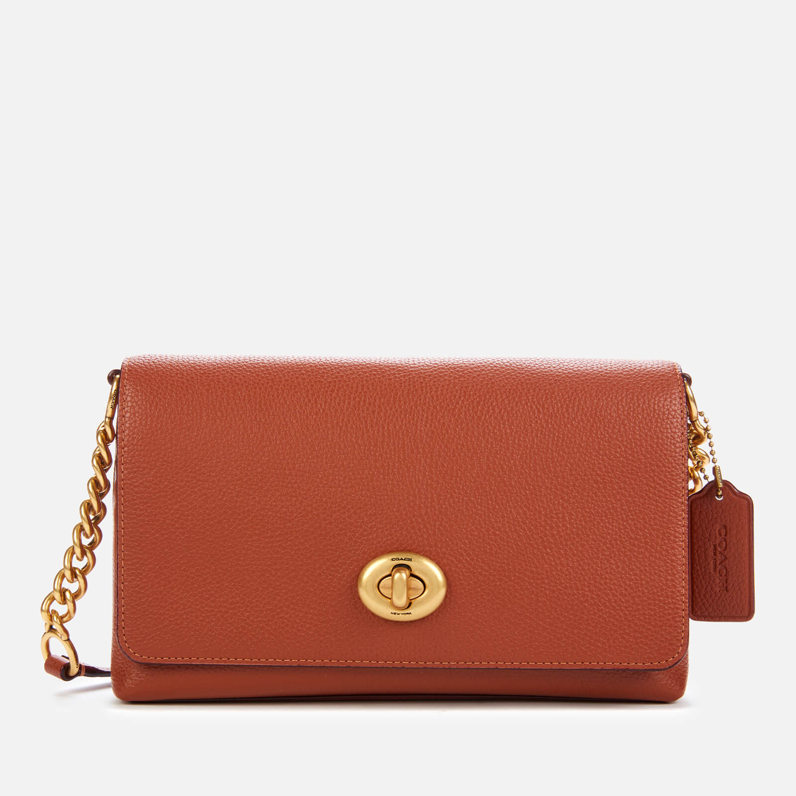 Coach polished pebble leather crosstown crossbody cheap