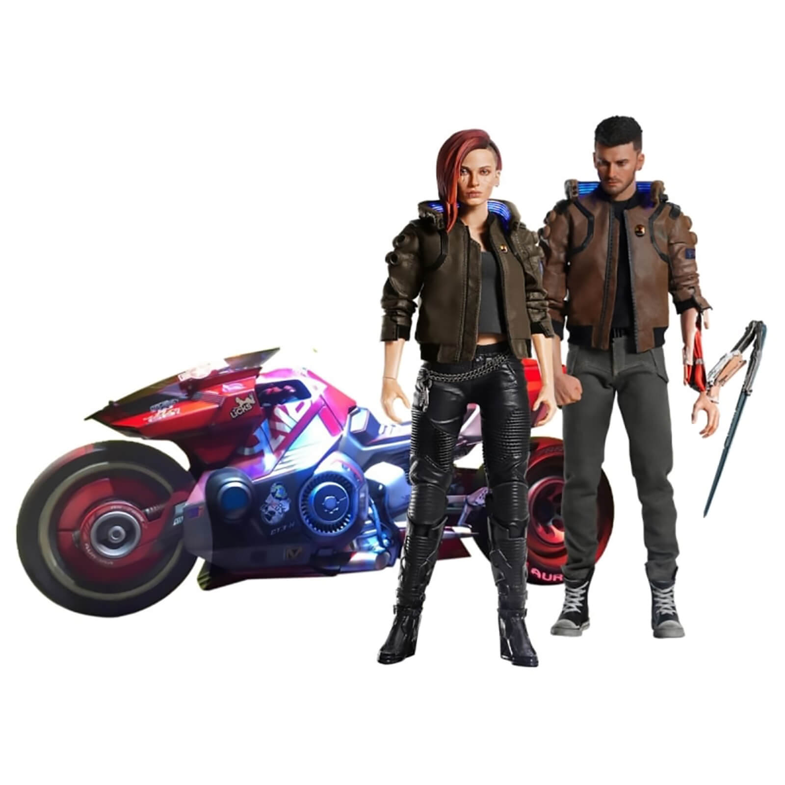 PureArts Cyberpunk 2077 1:6 V Male and Female with Yaiba Kusanagi