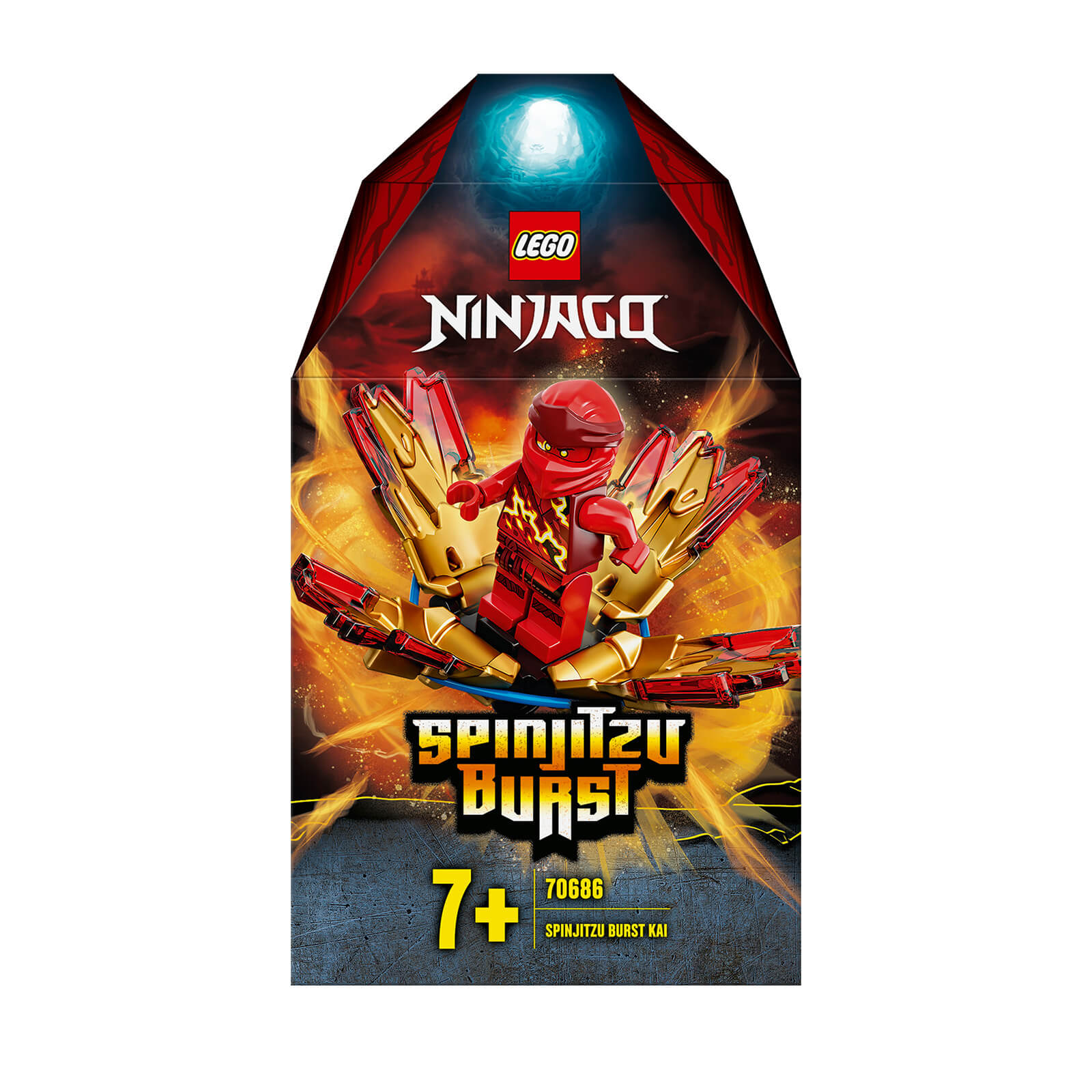 ポポイ LEGO NINJAGO: Spinjitzu Burst - Kai Spinner Red Ninja (70686