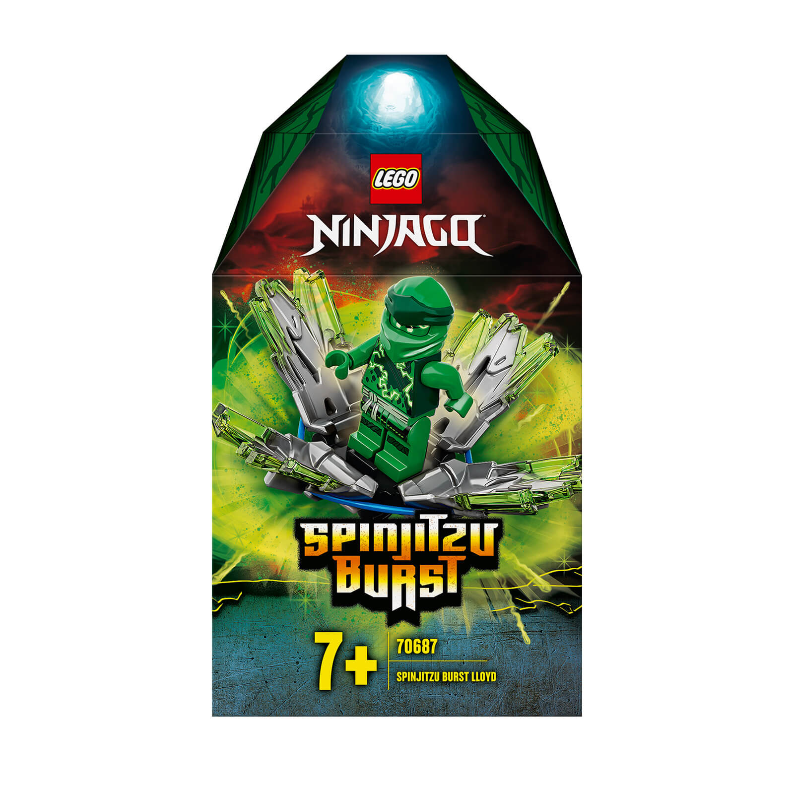 LEGO NINJAGO: Spinjitzu Burst- Lloyd Green Ninja Spinner (70687