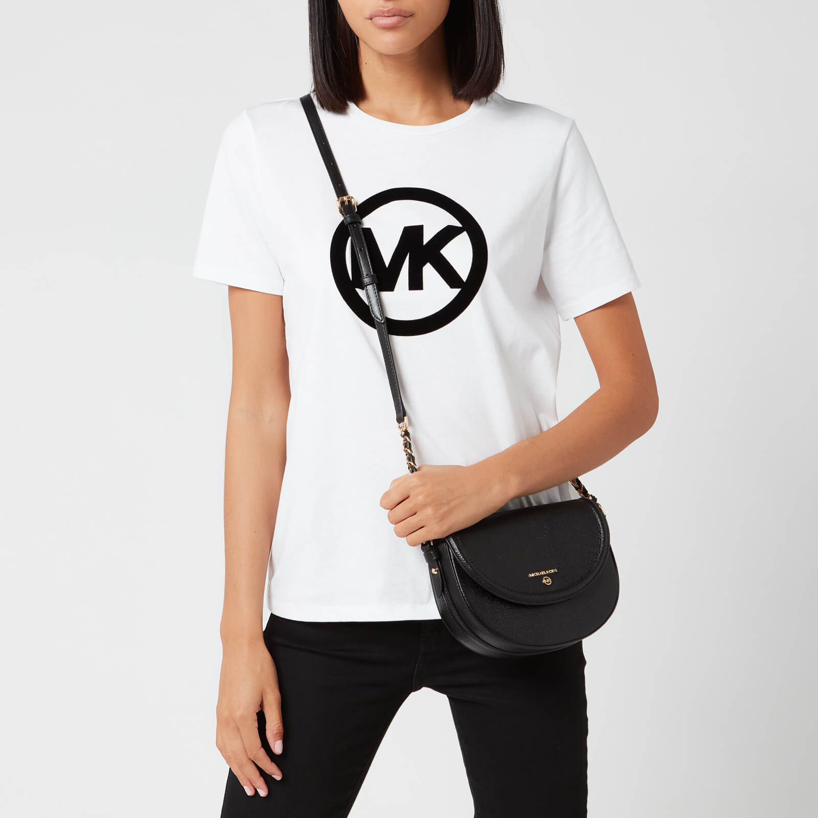 Michael kors half dome crossbody store