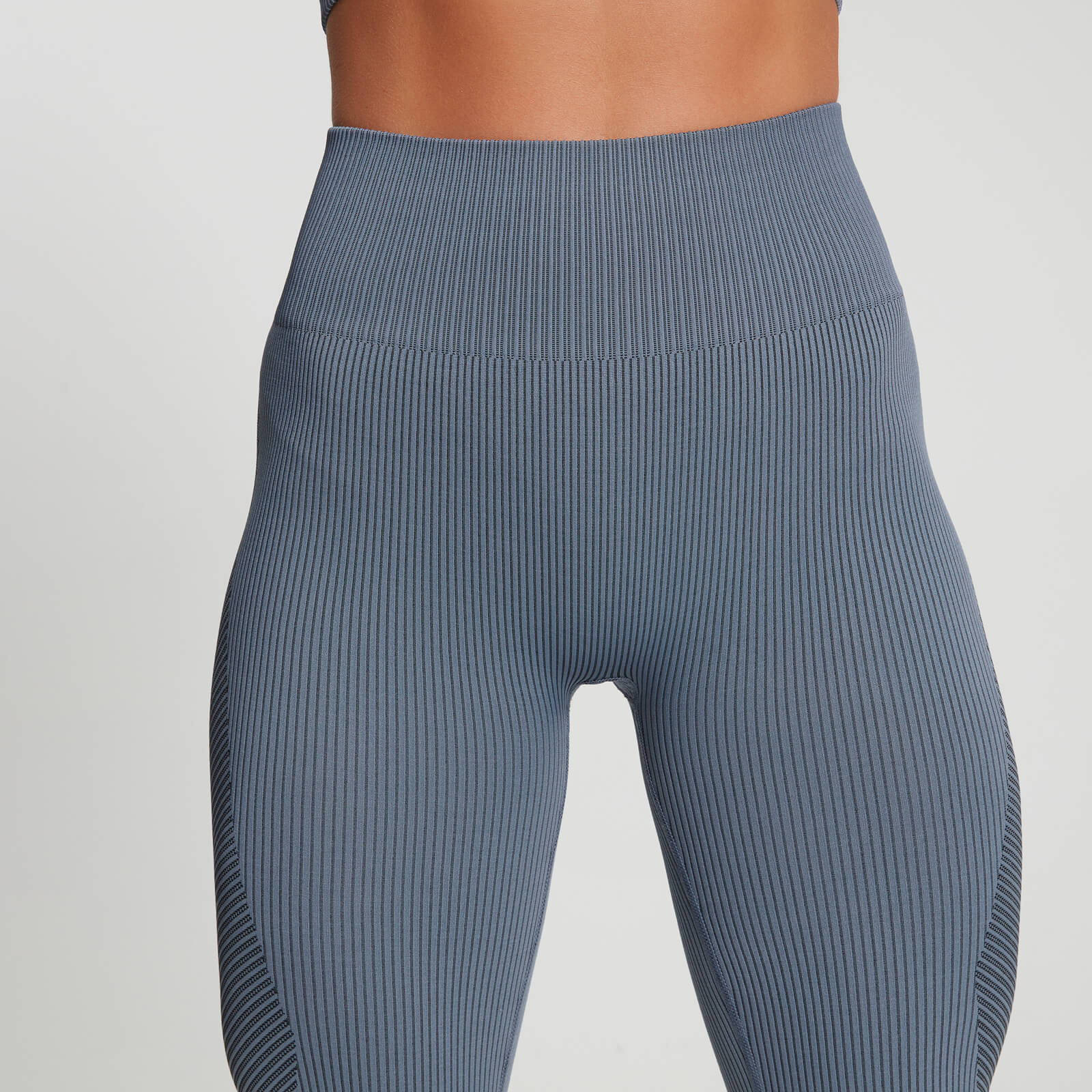 MP Women's Training Ribbed Seamless Leggings | Light Blue