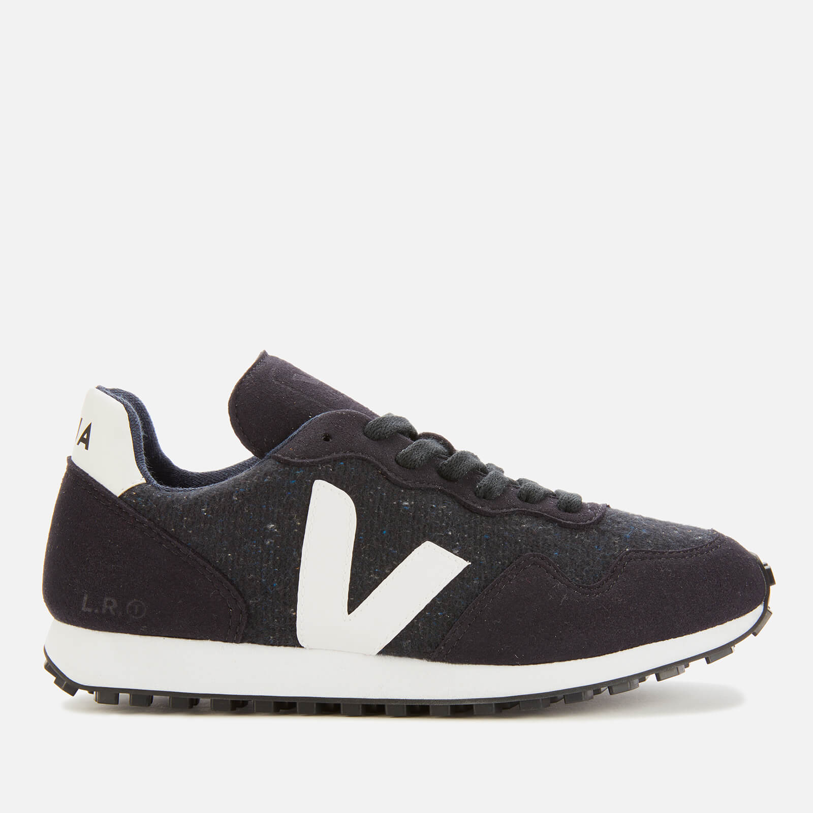 Veja Women s SDU Rec Flannel Trainers Dark White Natural Allsole