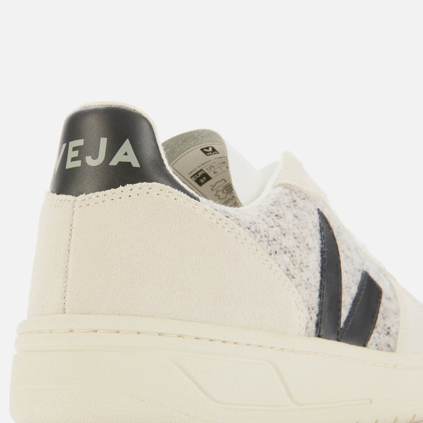 Veja v1 flannel snow natural black outlet