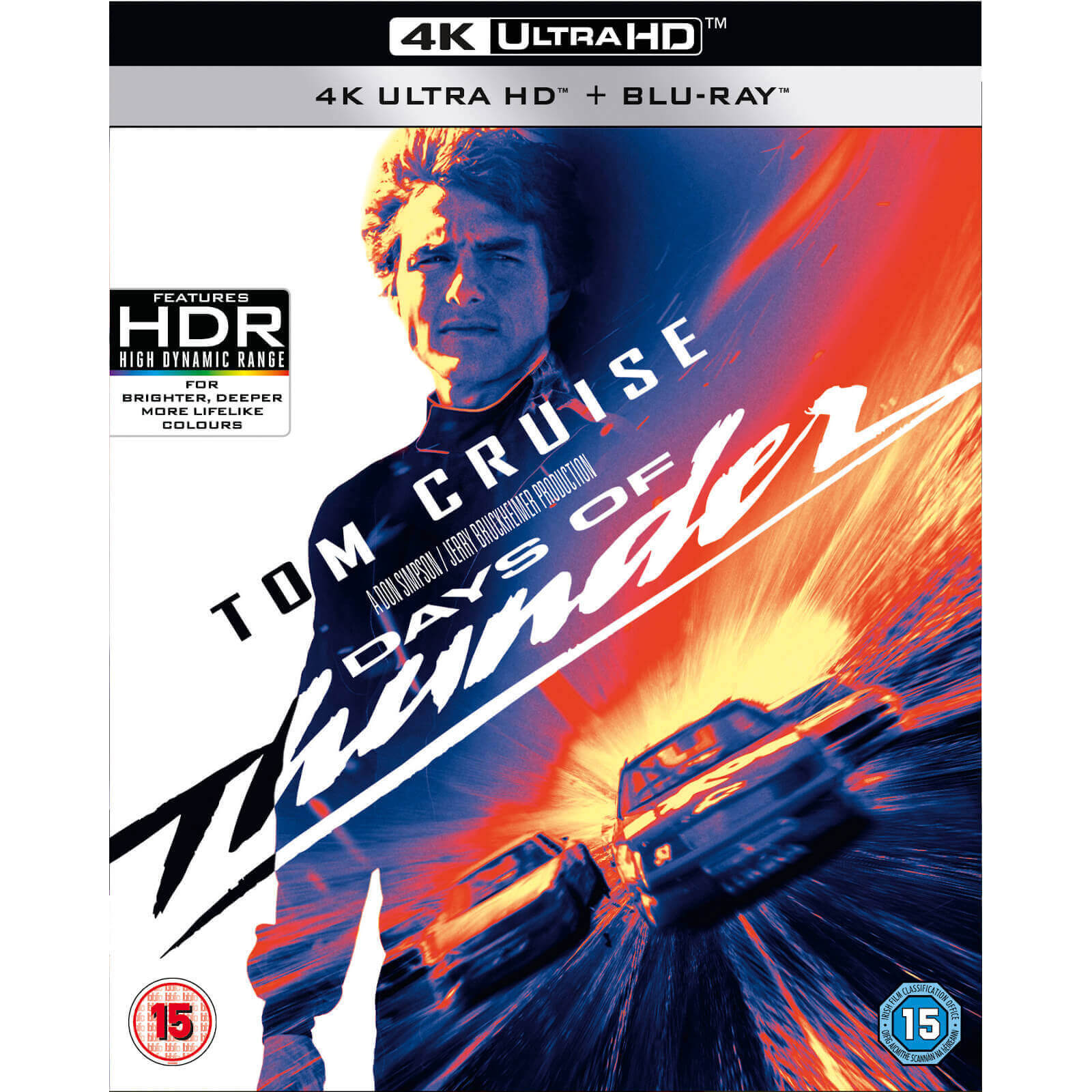 Days of Thunder - 4K Ultra HD (Includes 2D Blu-ray) | Zavvi UK