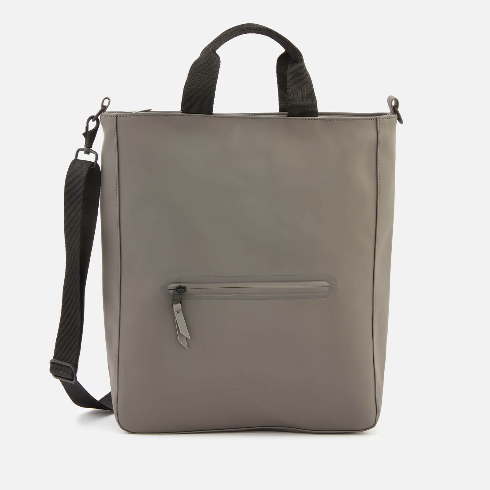 Rains Cross Body Tote Bag Charcoal Allsole